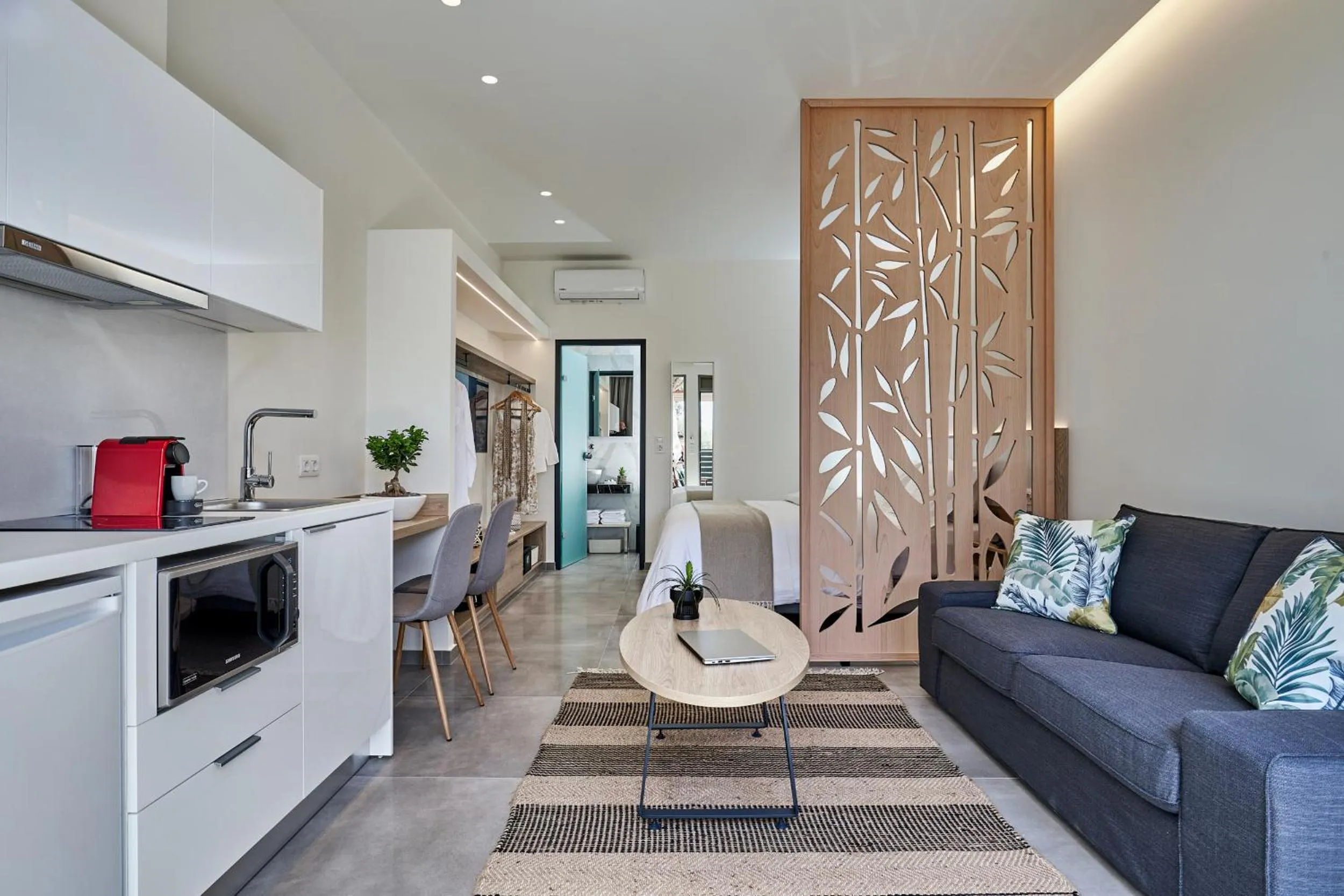 Kitchen or kitchenette in Stay 365 Heraklion Apart Hotel