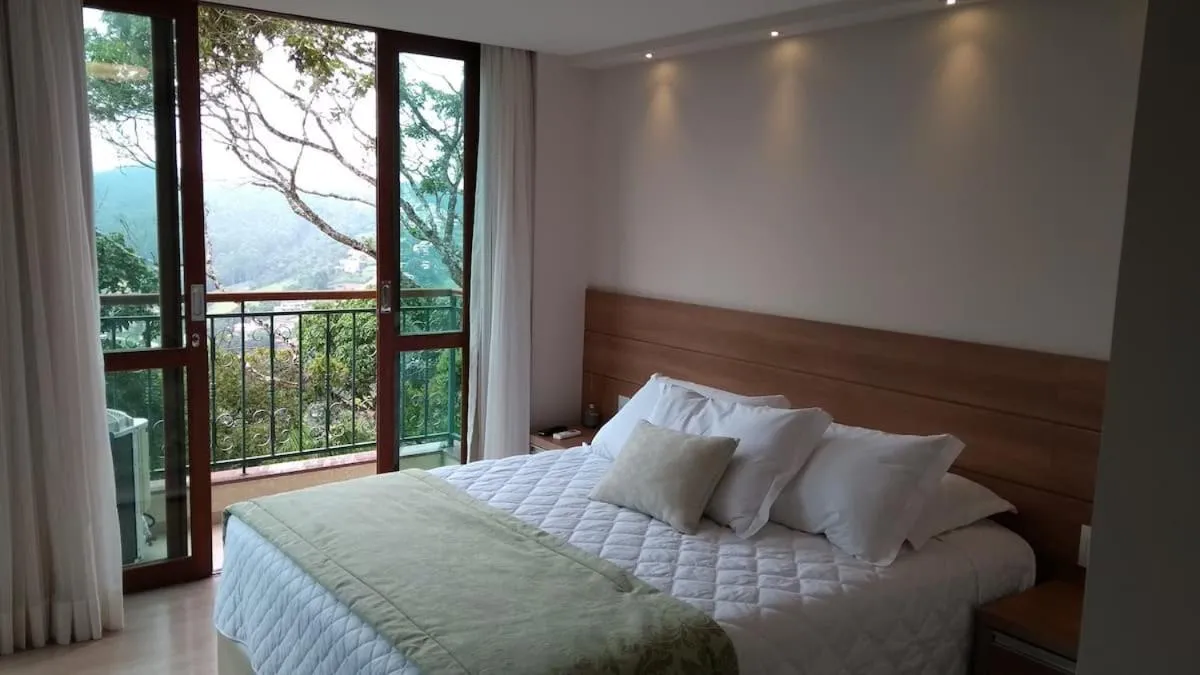 Bed in Flat Vista Azul Hotel