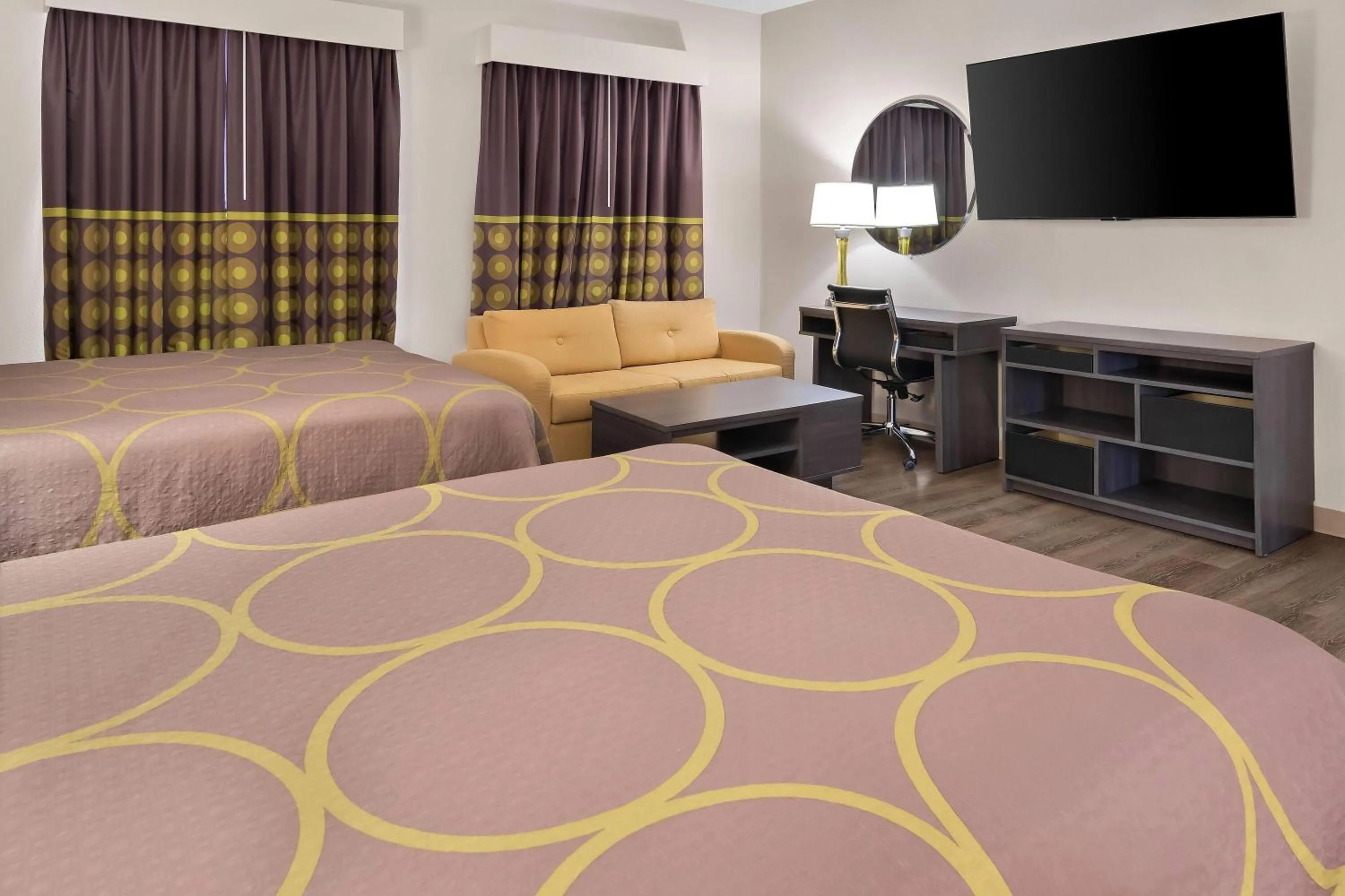 Photo of the whole room, Bed in Super 8 by Wyndham Fort Worth Stockyards