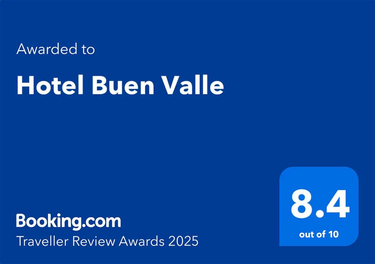 Logo/Certificate/Sign in Hotel Buen Valle