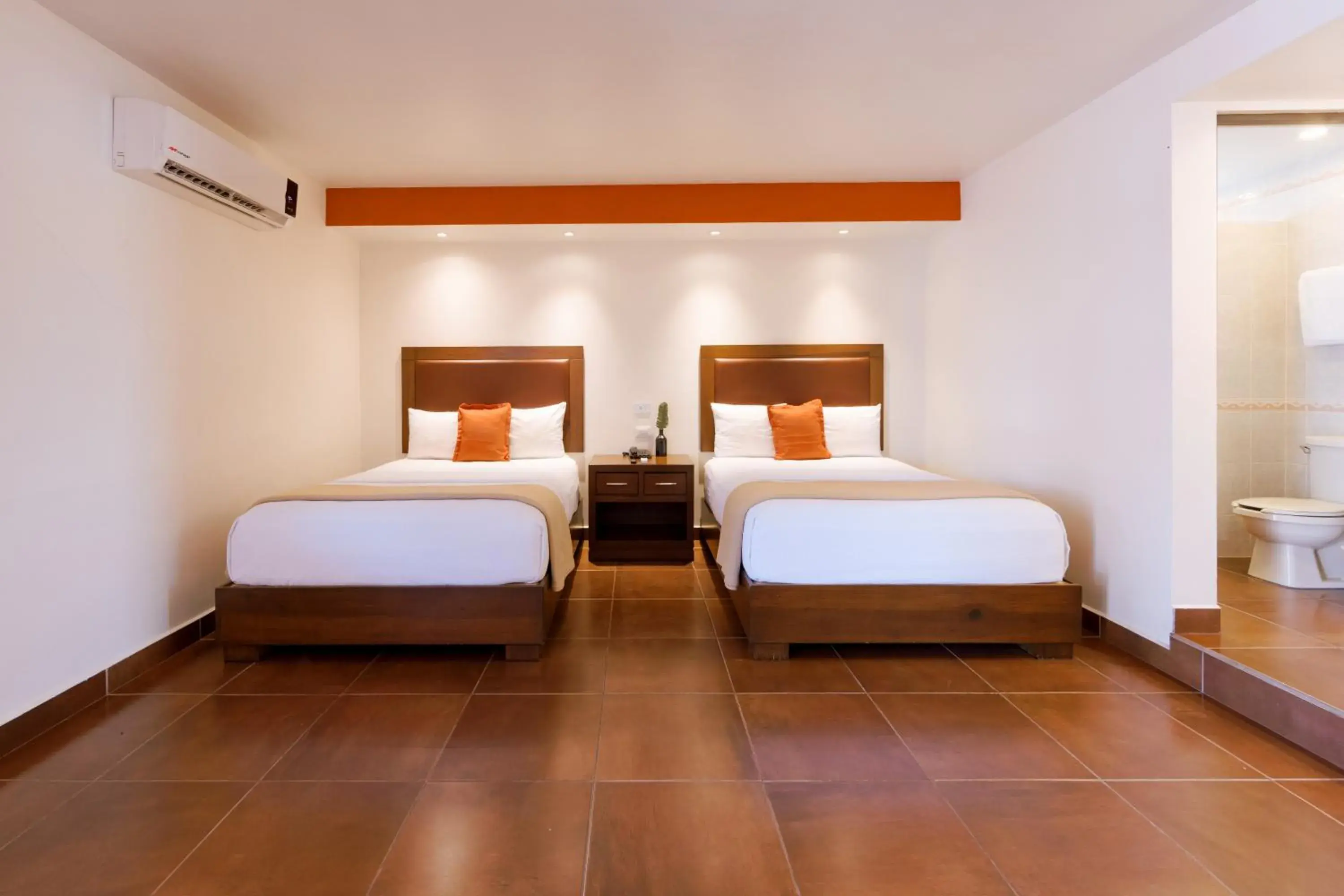 Double Room with Two Double Beds in Hotel Buen Valle Double Room with Two Double Beds in Hotel Buen Valle