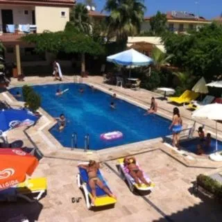 Pool view in MG Moms Hotel