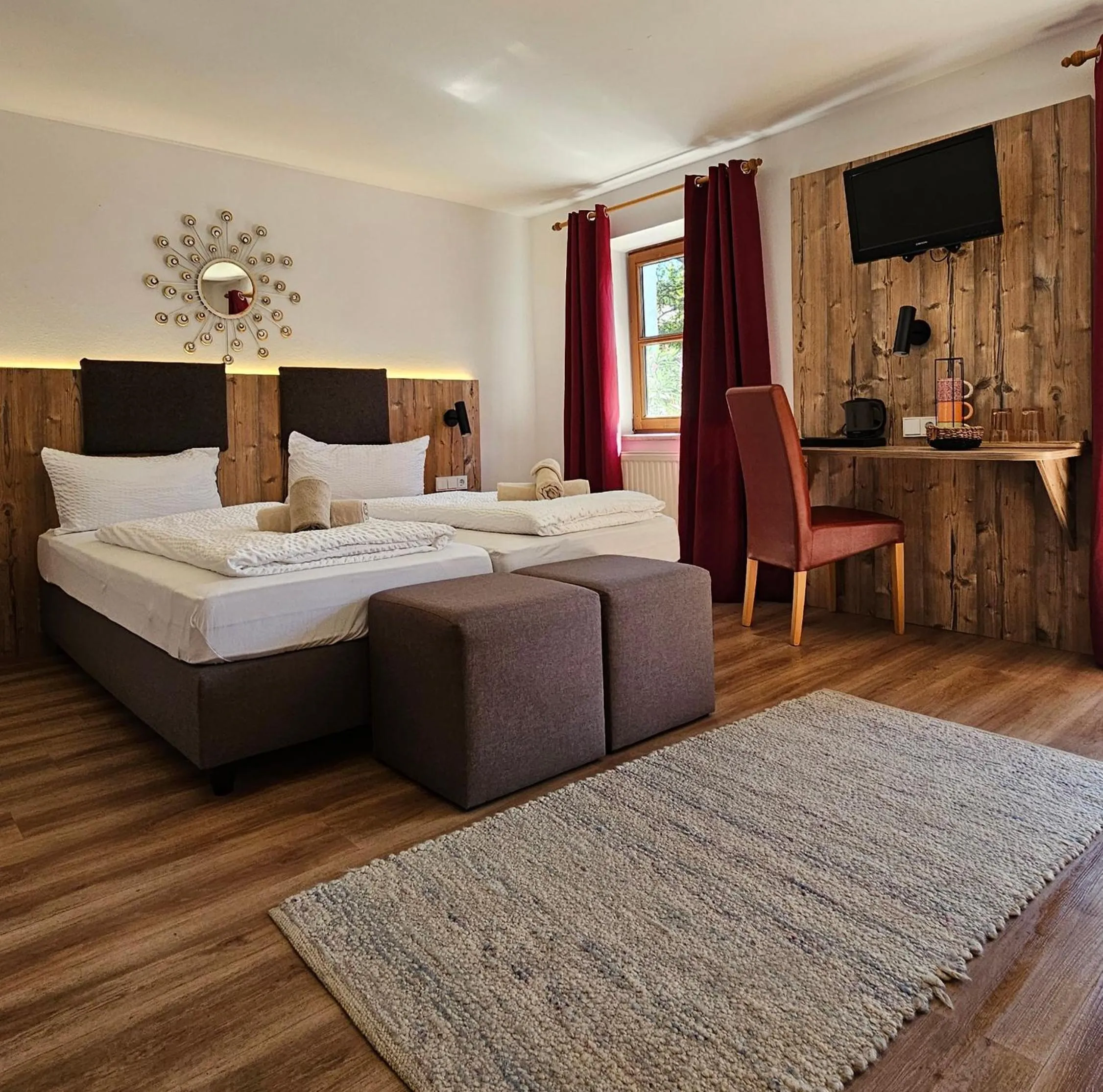 Photo of the whole room, Bed in Der Blankhof "Back to Roots"