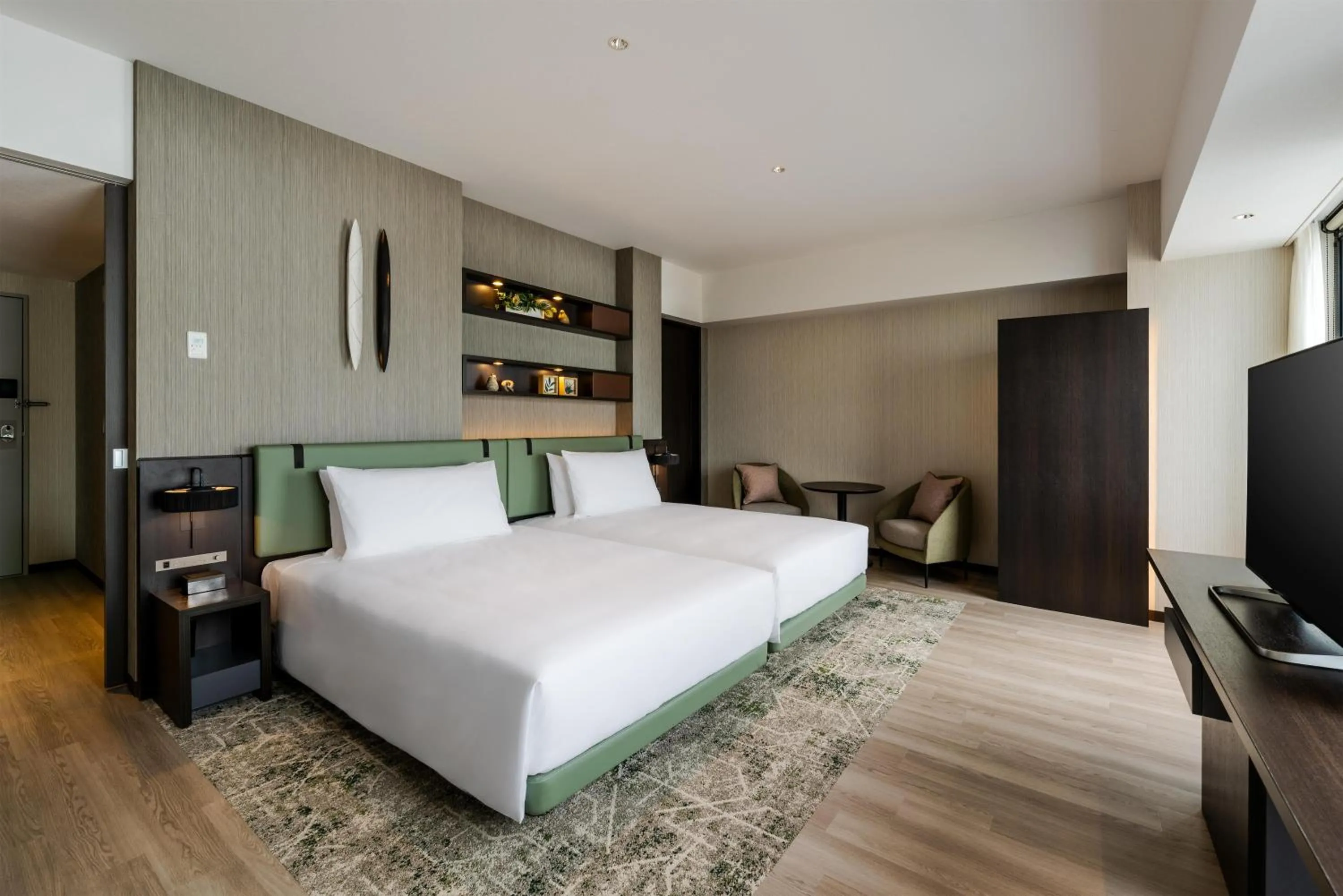 Bed in Hilton Garden Inn Yokohama Minatomirai