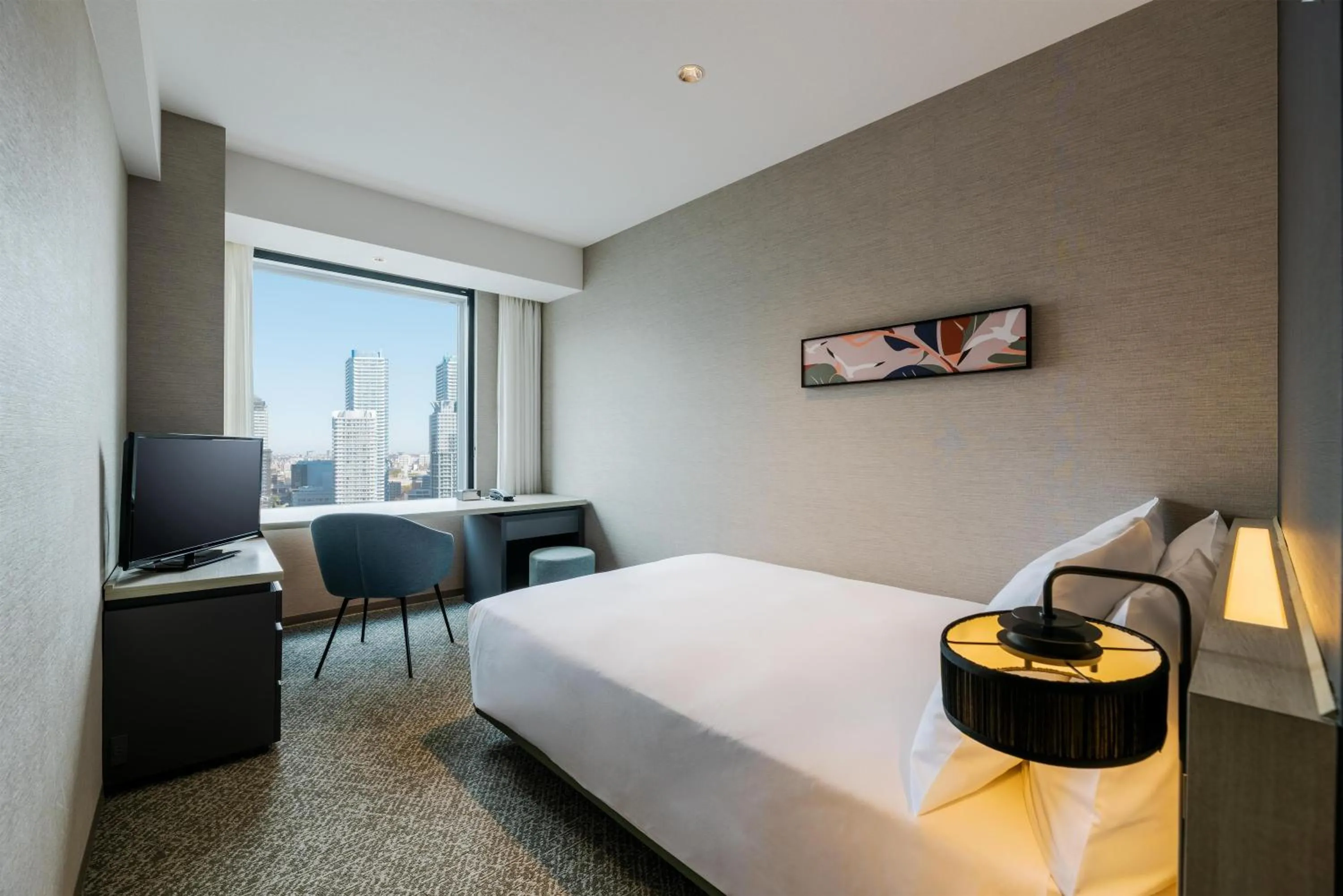 Bed in Hilton Garden Inn Yokohama Minatomirai