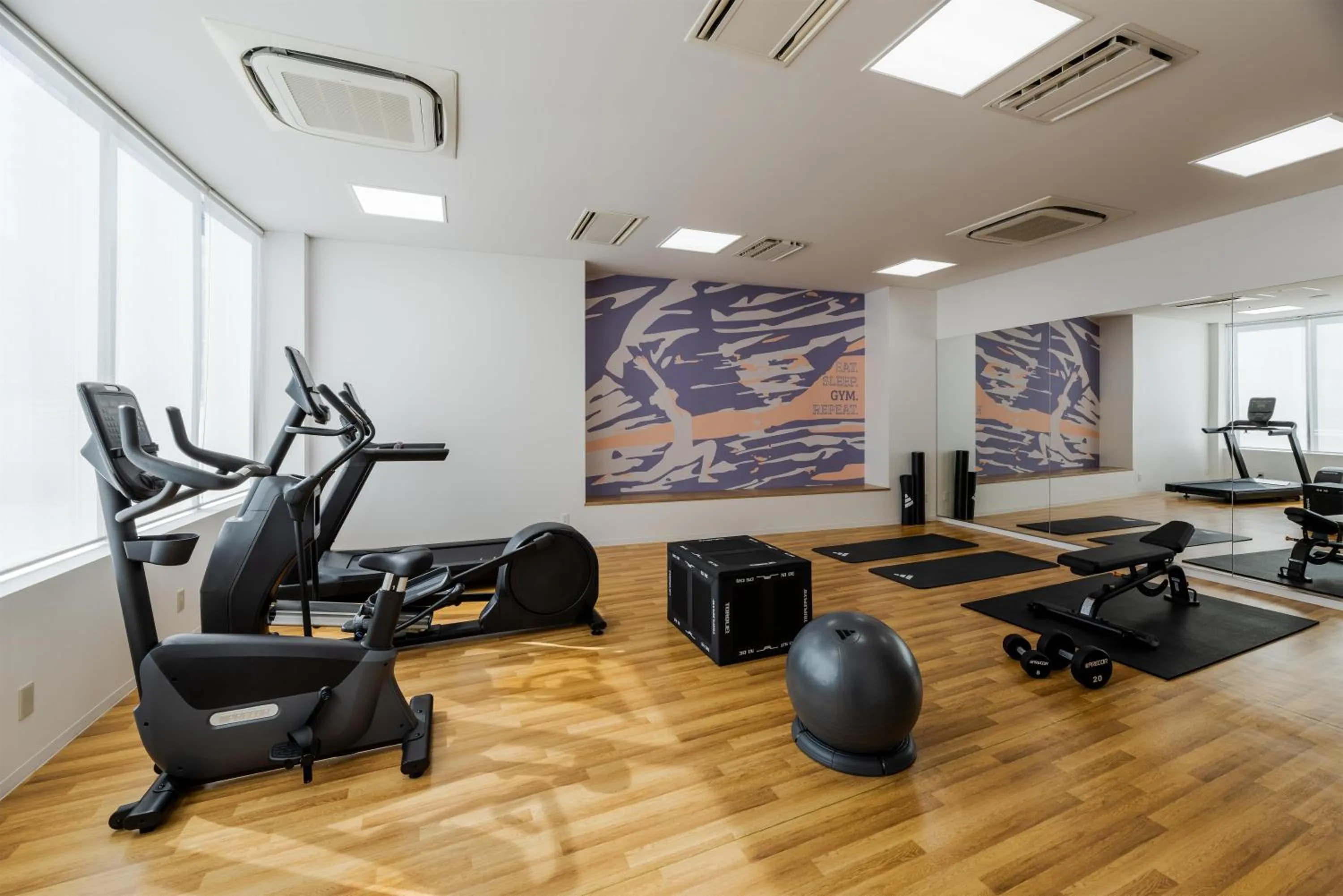 Fitness centre/facilities in Hilton Garden Inn Yokohama Minatomirai
