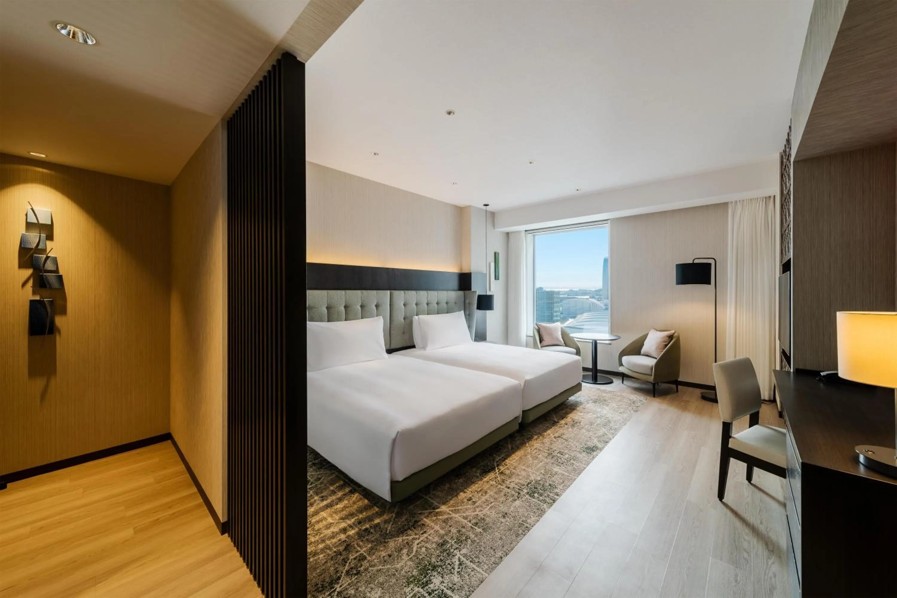 Bed in Hilton Garden Inn Yokohama Minatomirai