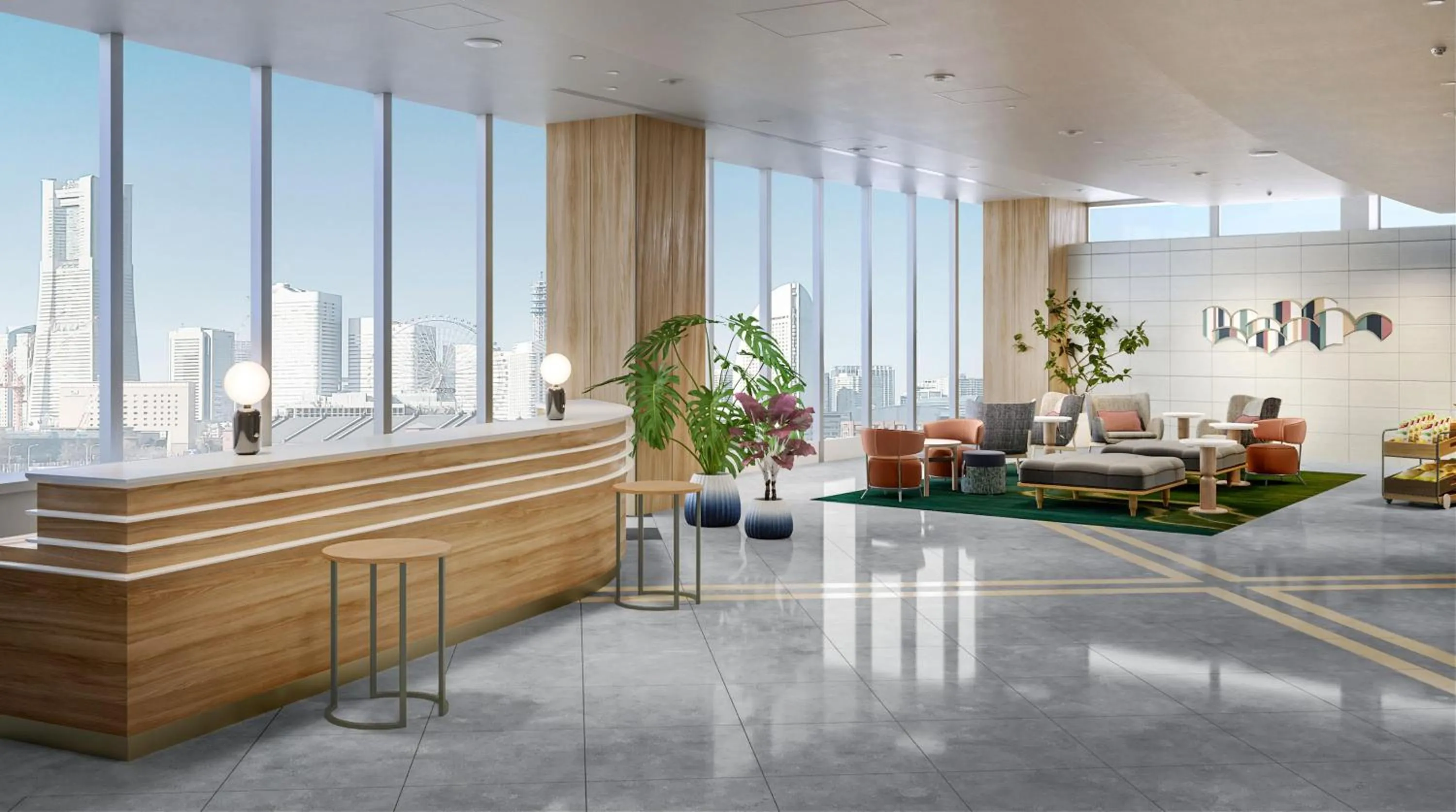 Lobby or reception in Hilton Garden Inn Yokohama Minatomirai