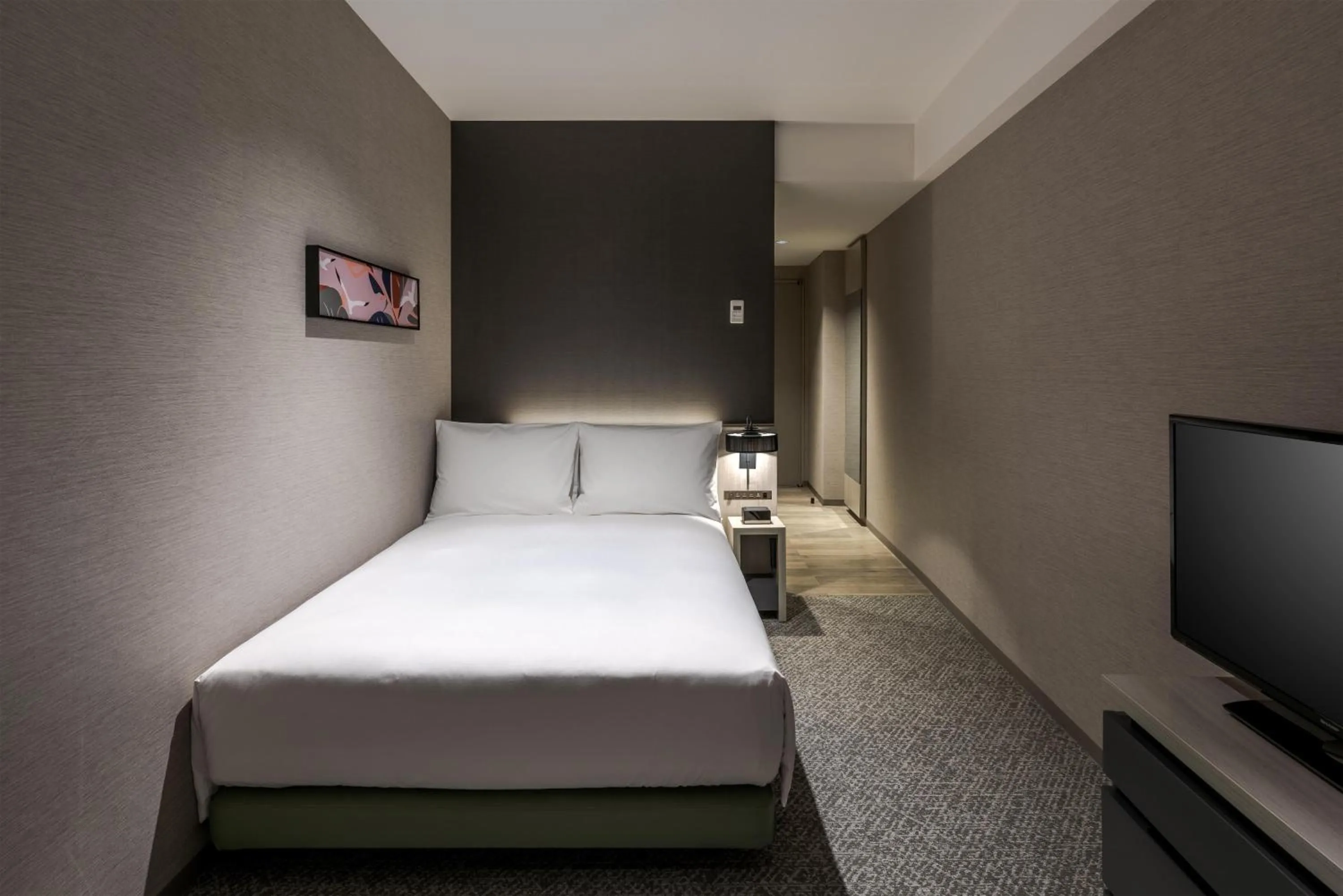 Bed in Hilton Garden Inn Yokohama Minatomirai