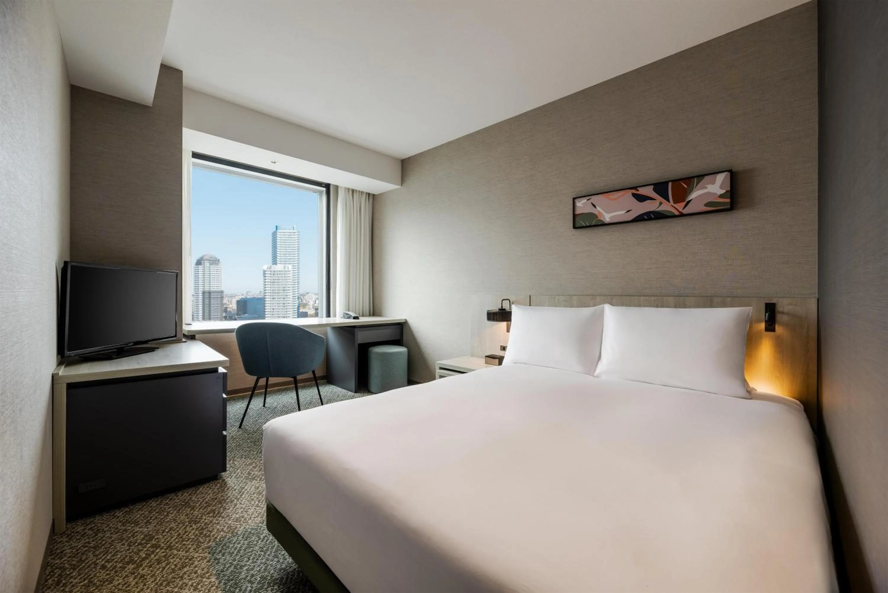Bed in Hilton Garden Inn Yokohama Minatomirai