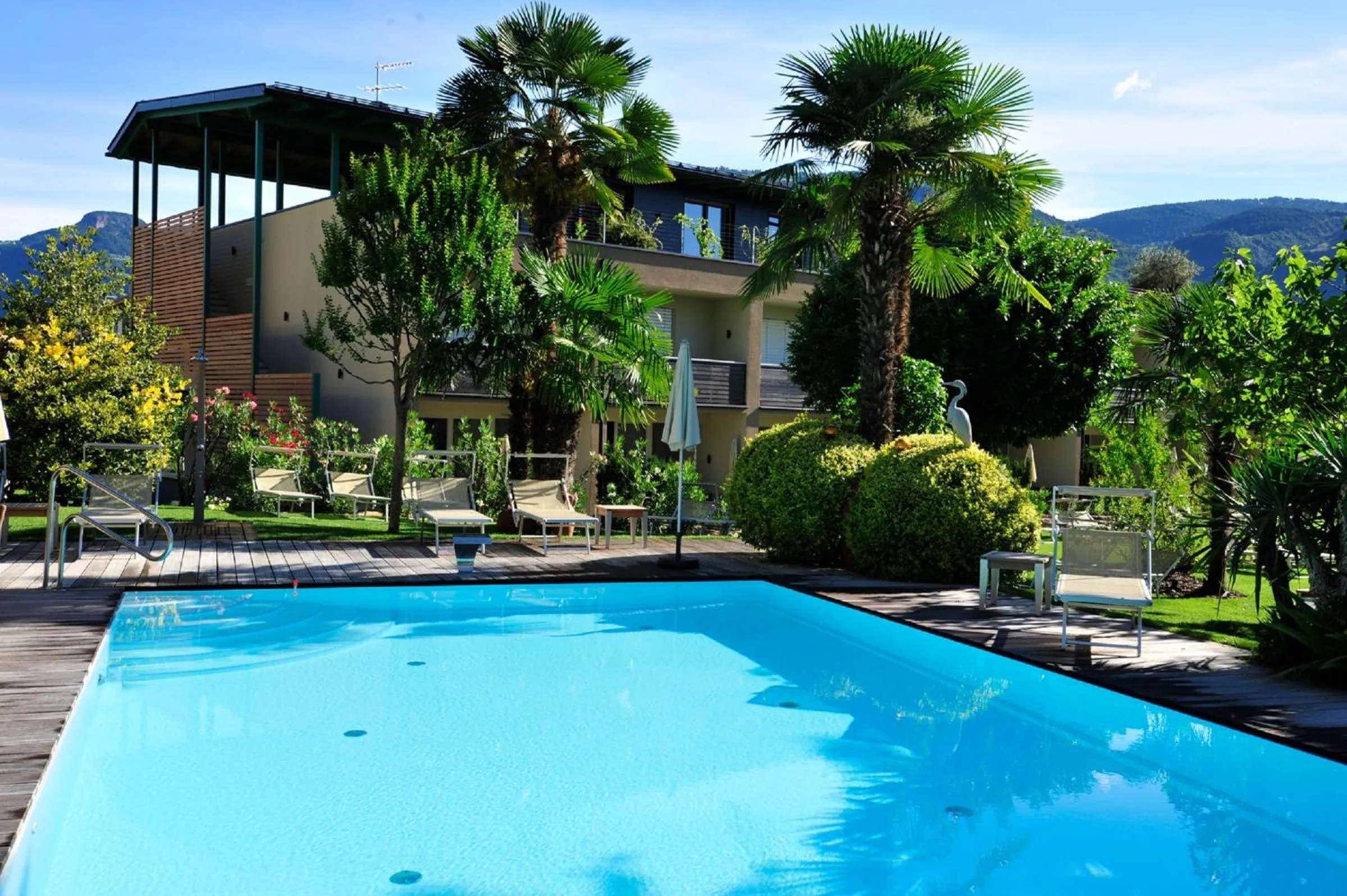 Swimming pool in Apparthotel Gartenresidence Nalserhof