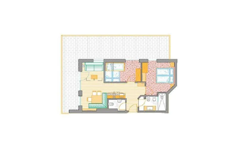 Photo of the whole room in Apparthotel Gartenresidence Nalserhof