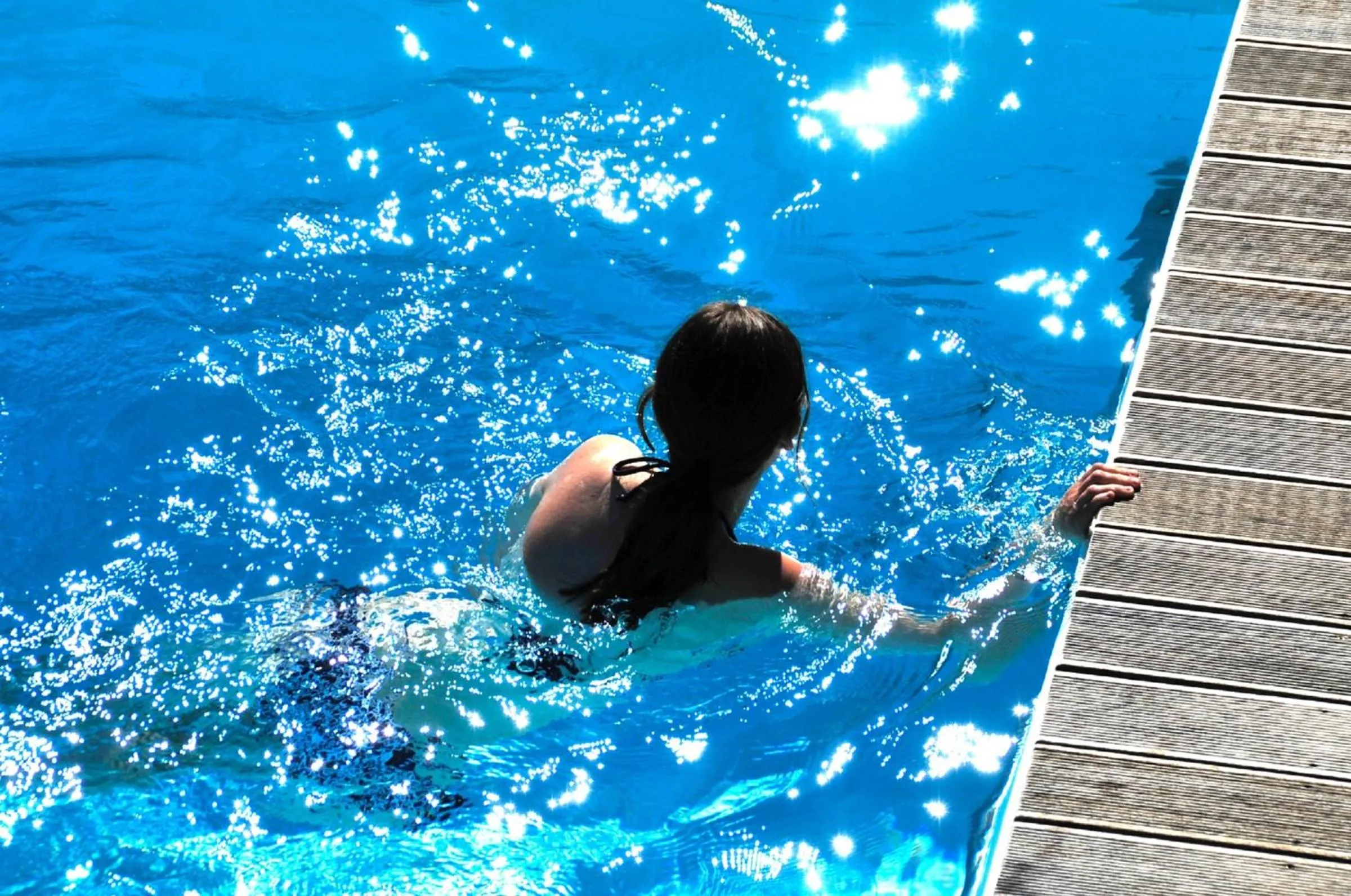 Swimming pool in Apparthotel Gartenresidence Nalserhof