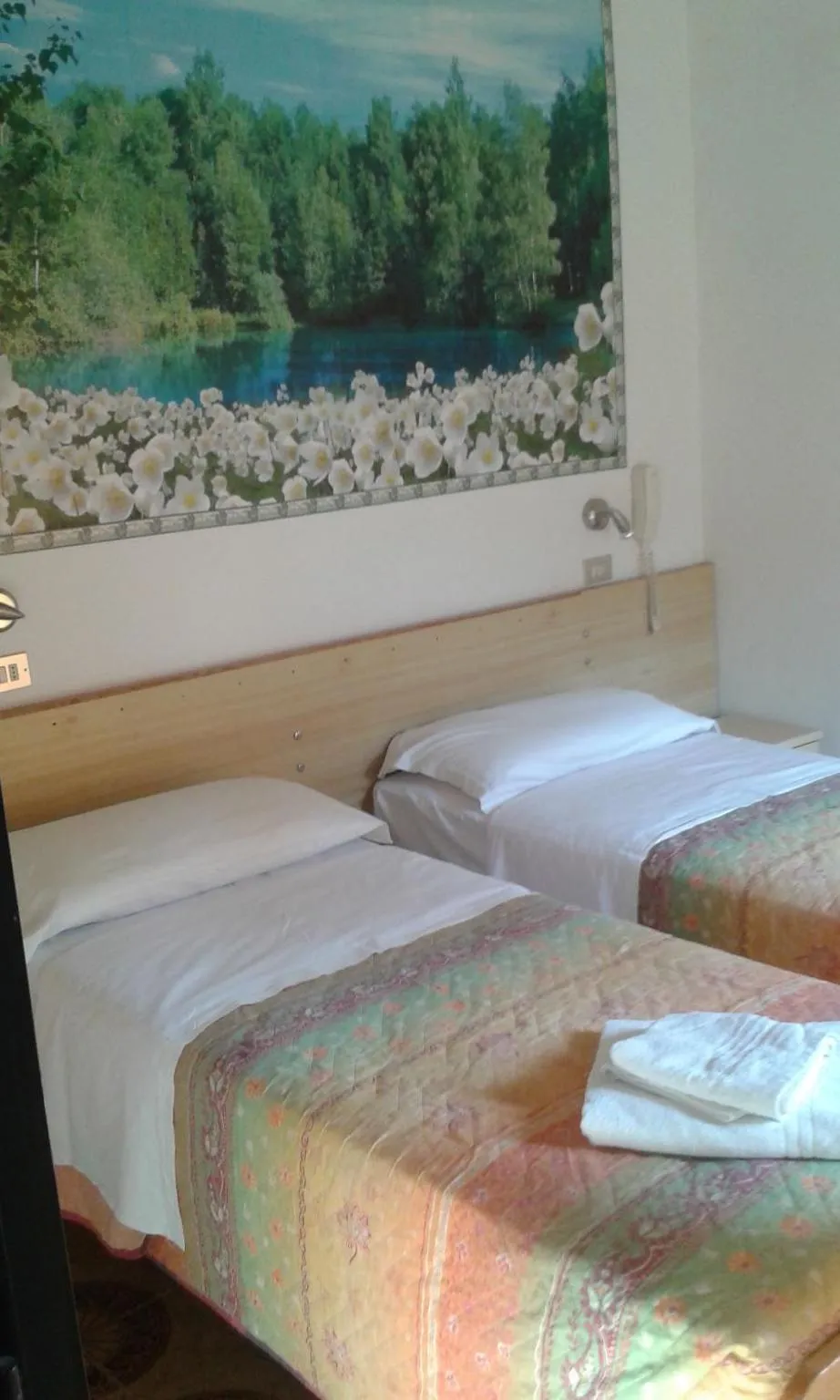 Decorative detail, Bed in Hotel Adler