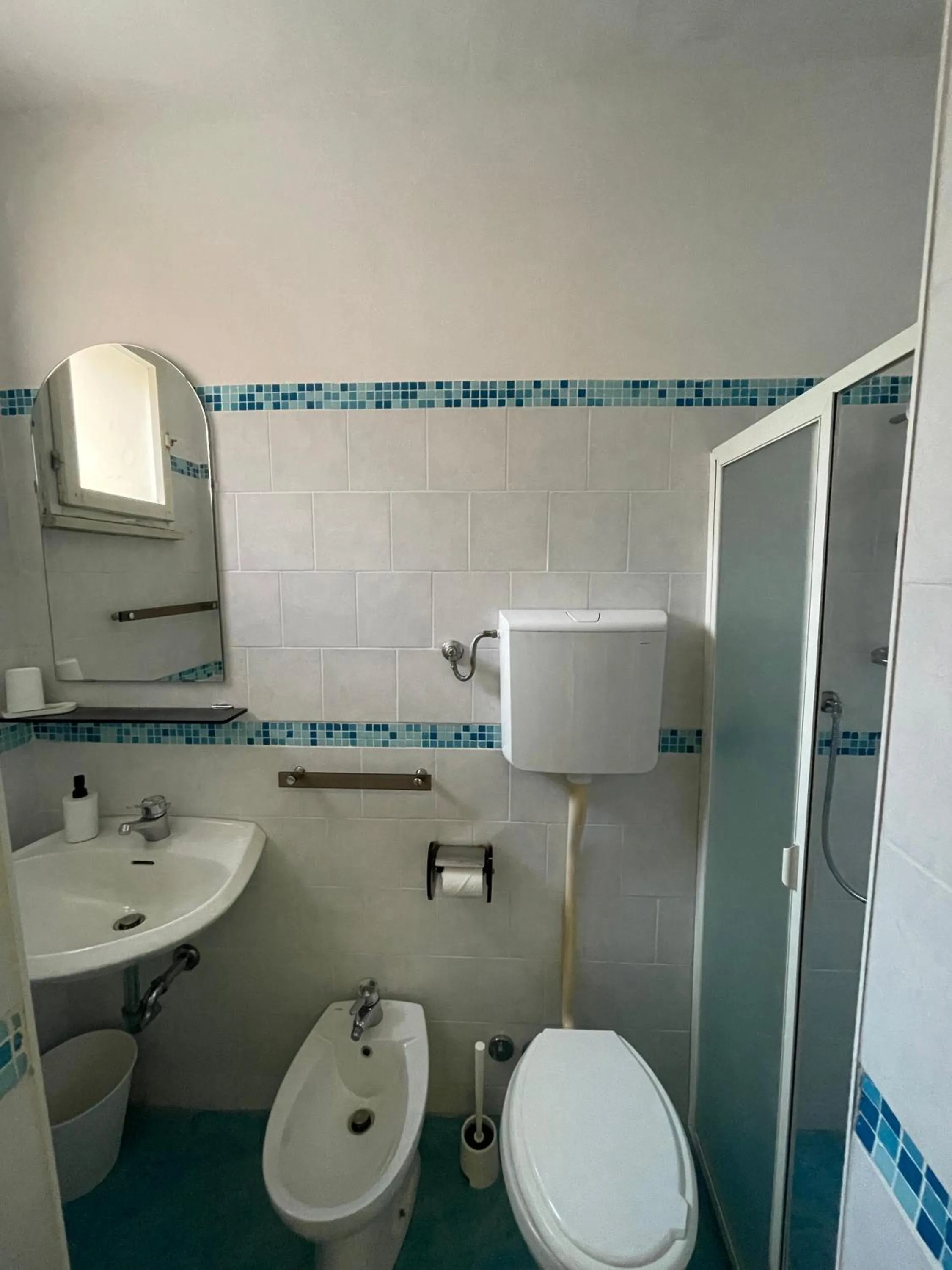 Shower in Hotel Adler