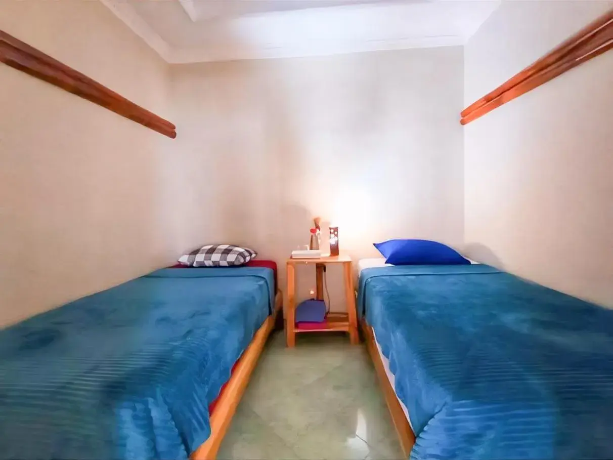 Budget Twin Room in BILIK BAMBOO HOMESTAY Budget Twin Room in BILIK BAMBOO HOMESTAY