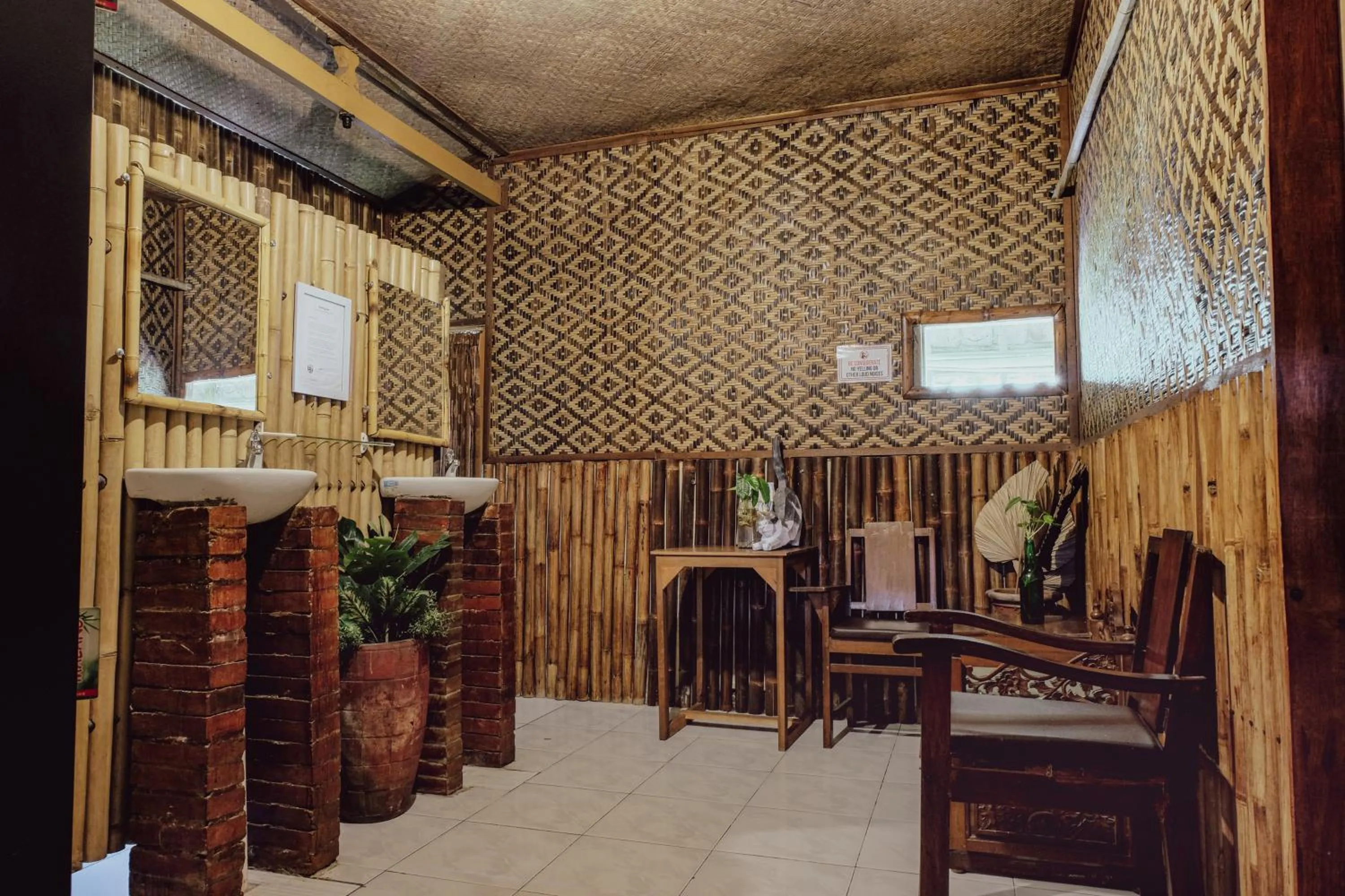 Living room in BILIK BAMBOO HOMESTAY