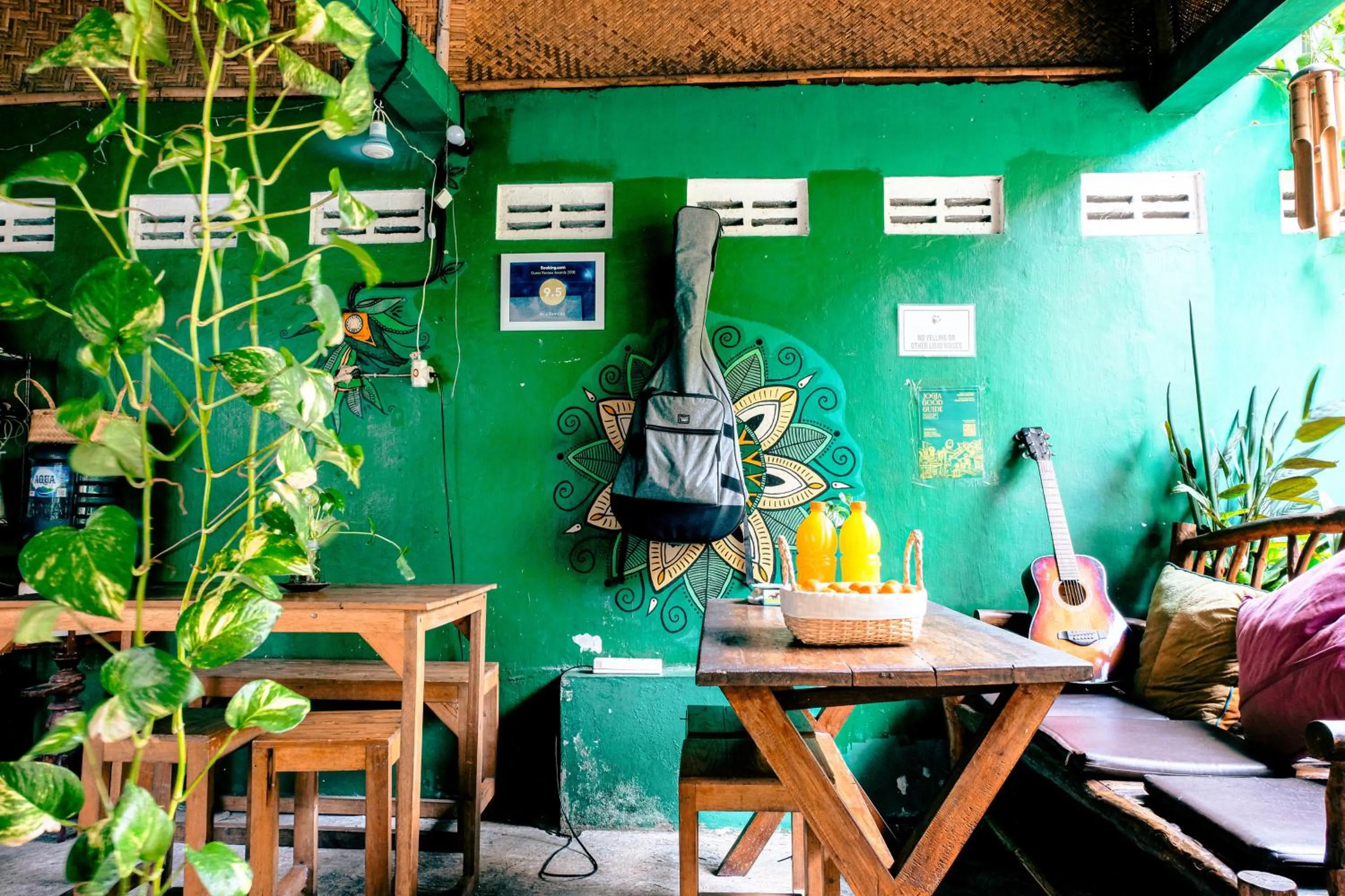 Seating area in BILIK BAMBOO HOMESTAY