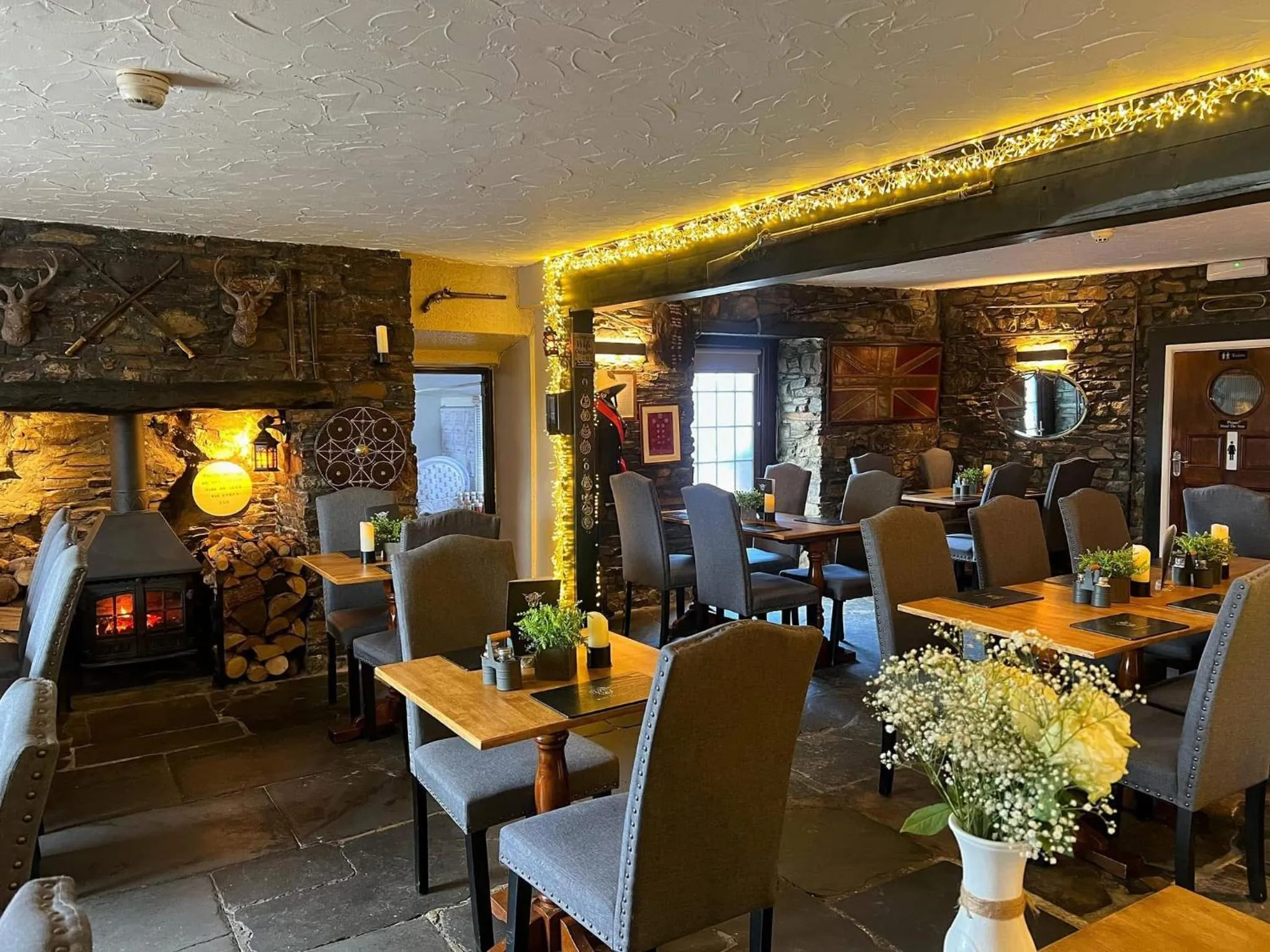 Dining area in The Mary Tavy Inn