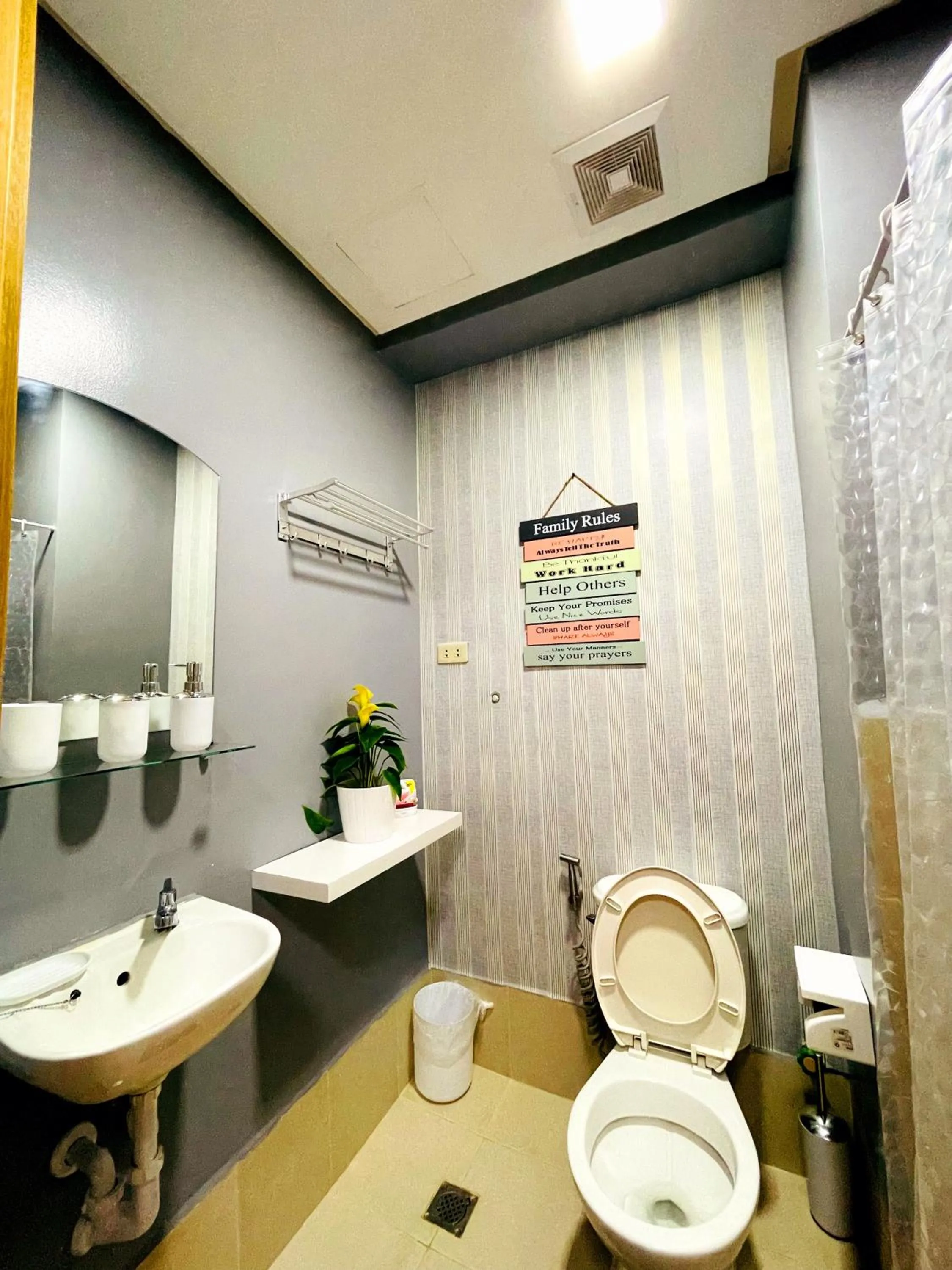 Bathroom in 2-Bedroom CK's Corner Staycation Trees Residences