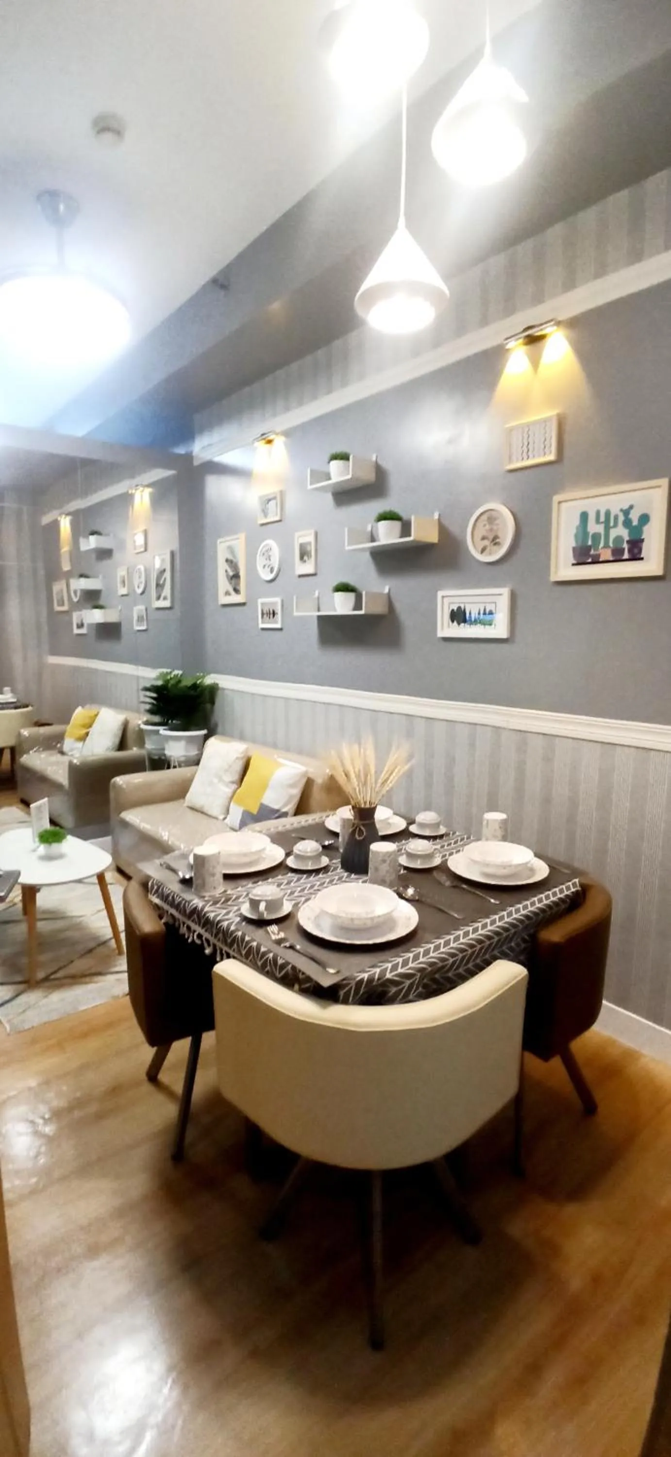 Dining area in 2-Bedroom CK's Corner Staycation Trees Residences