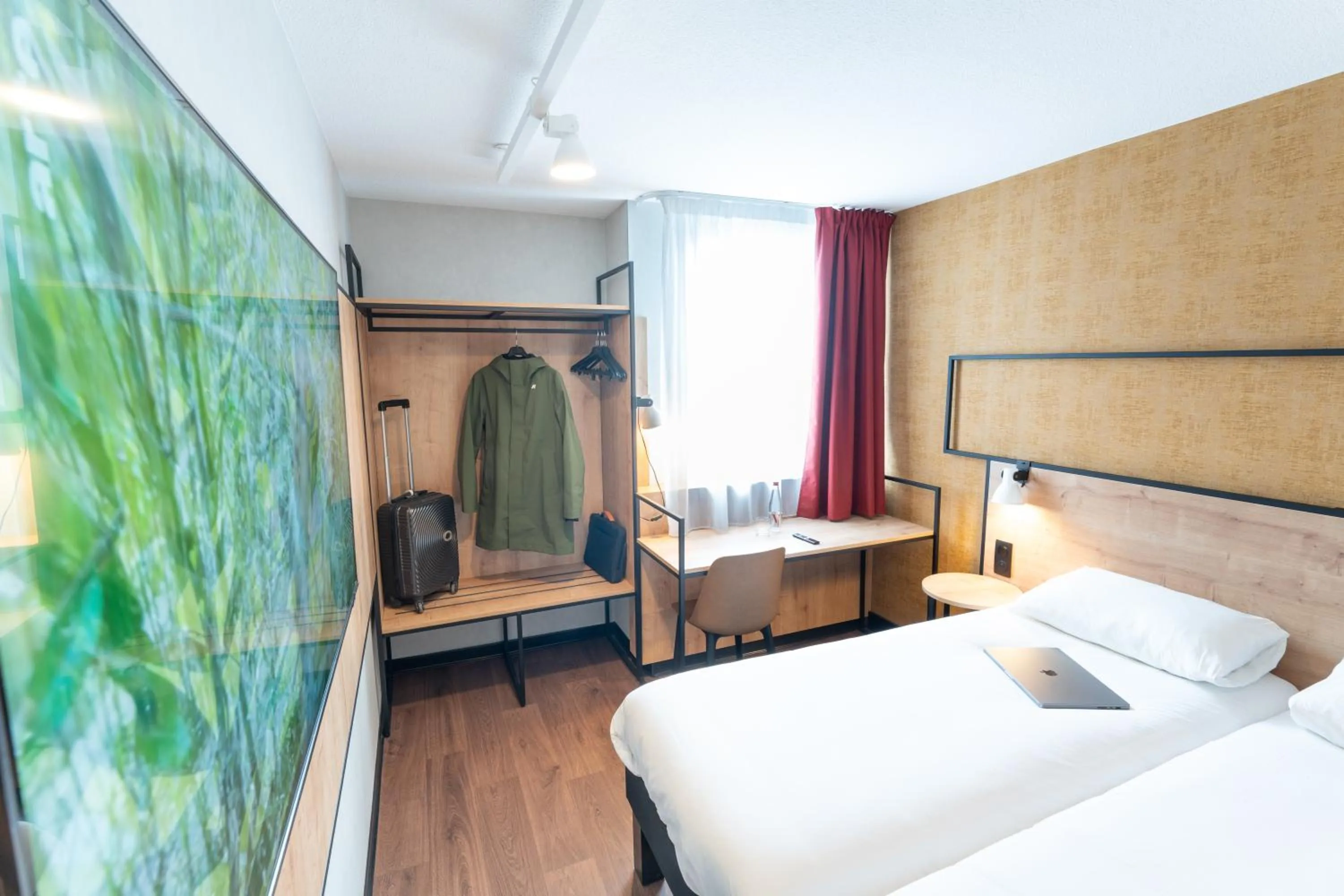 Bed in Ibis Orleans La Chapelle Saint Mesmin