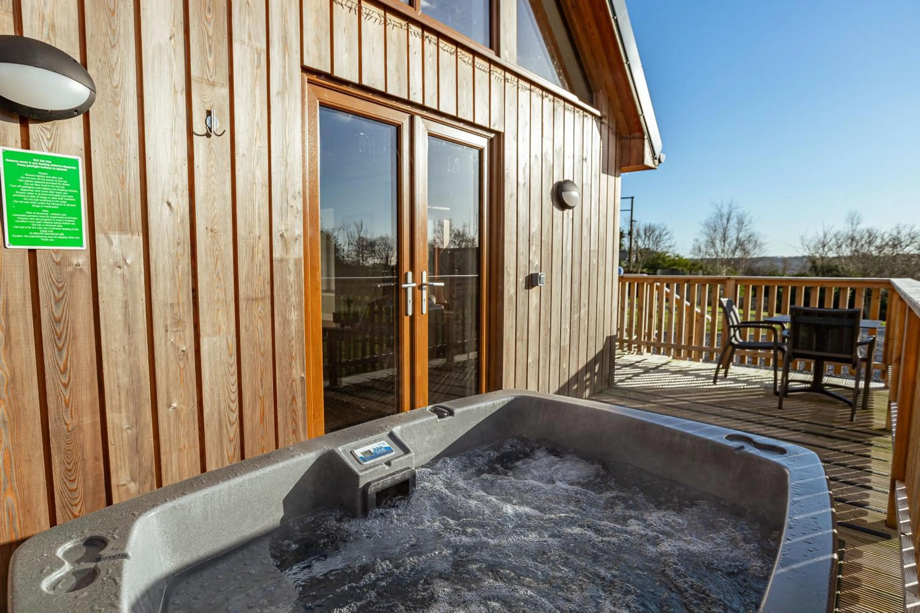Natural landscape in Kestrel Lodge 7 with Hot Tub