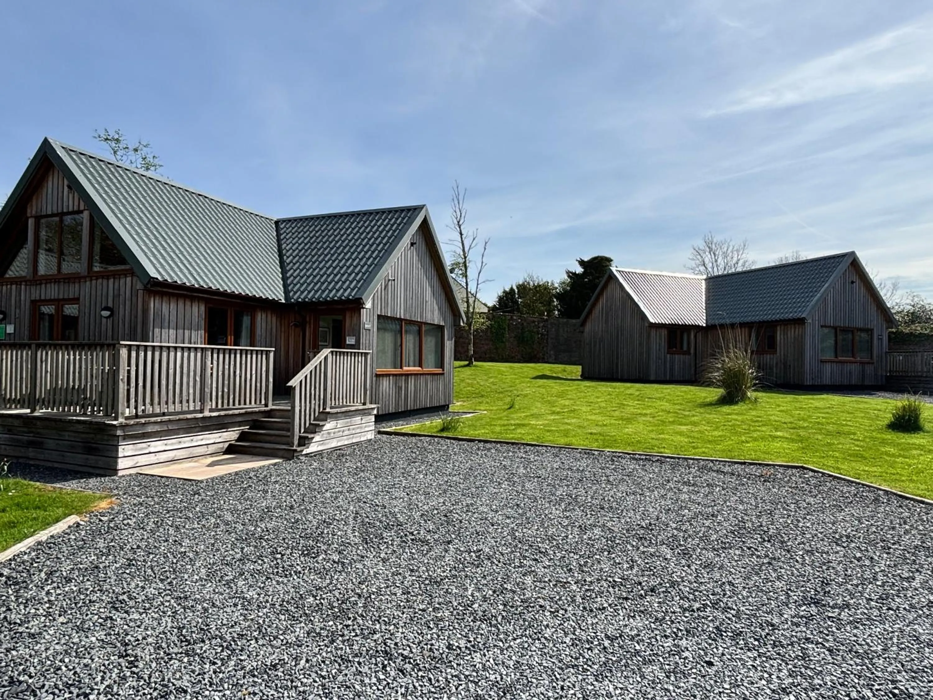 Property building in Kestrel Lodge 7 with Hot Tub