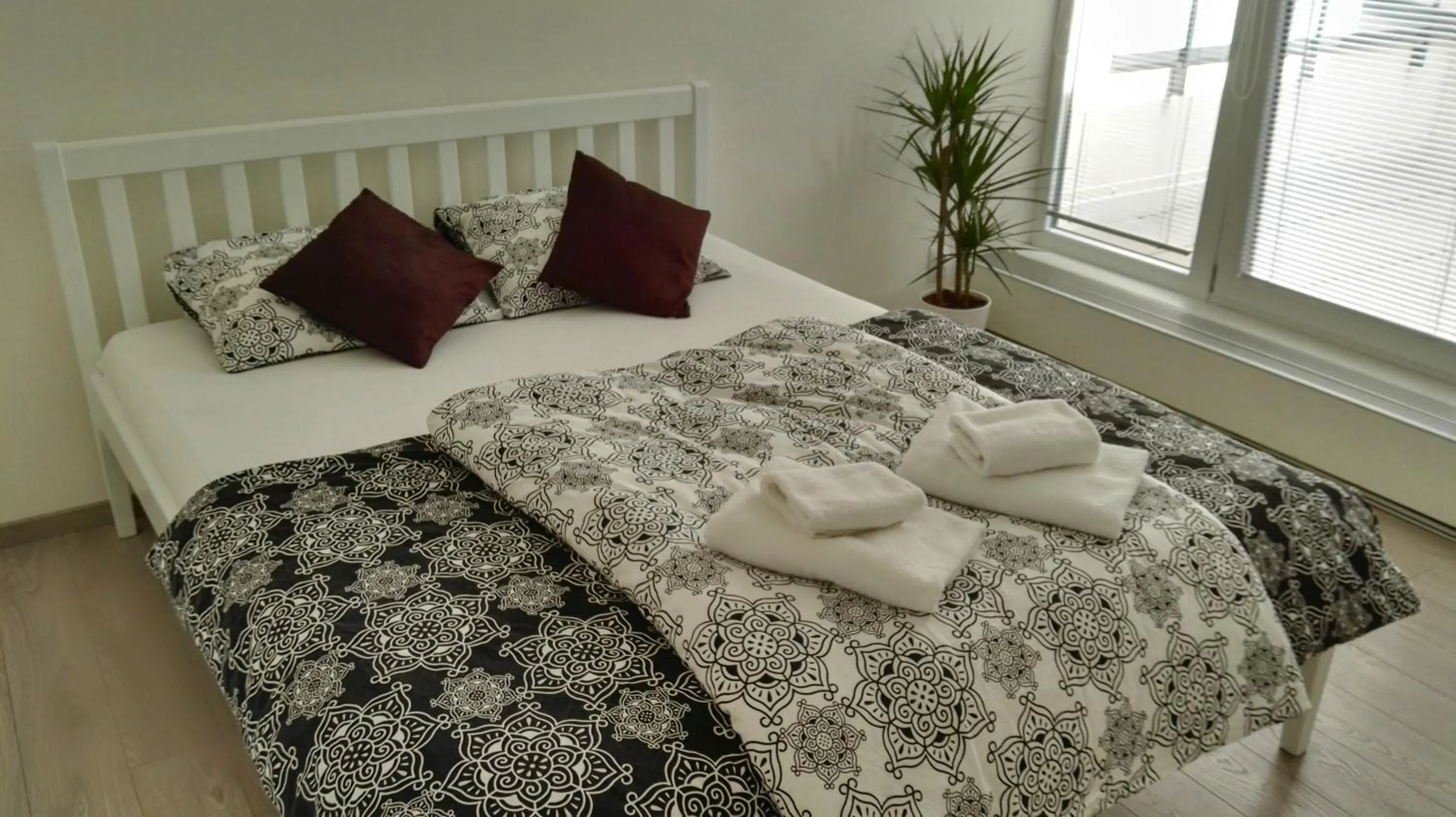 Bedroom, Bed in Alfa Panorama Brno