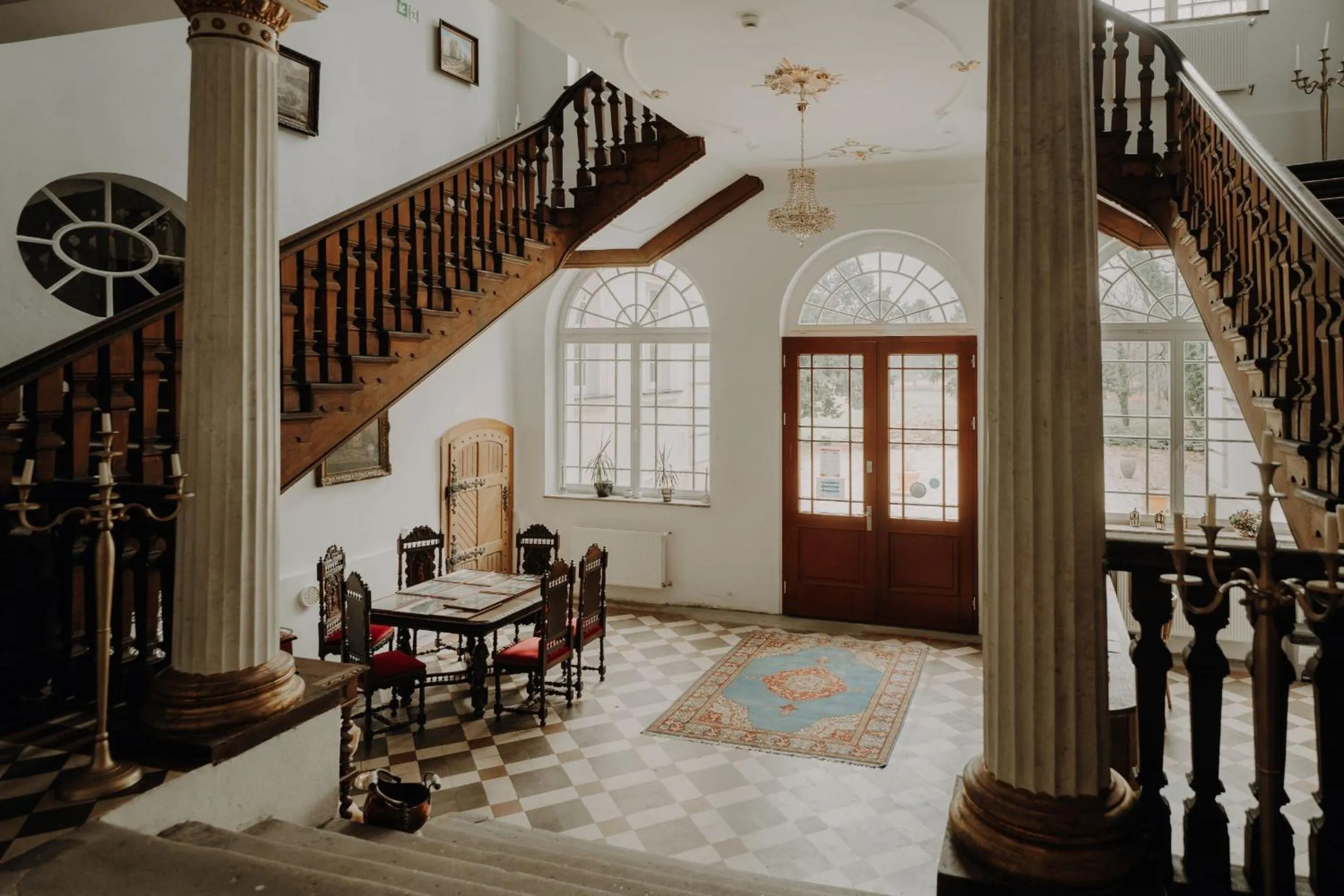 Lobby or reception in Pałac Bogaczów - noclegi - restauracja - przyjęcia