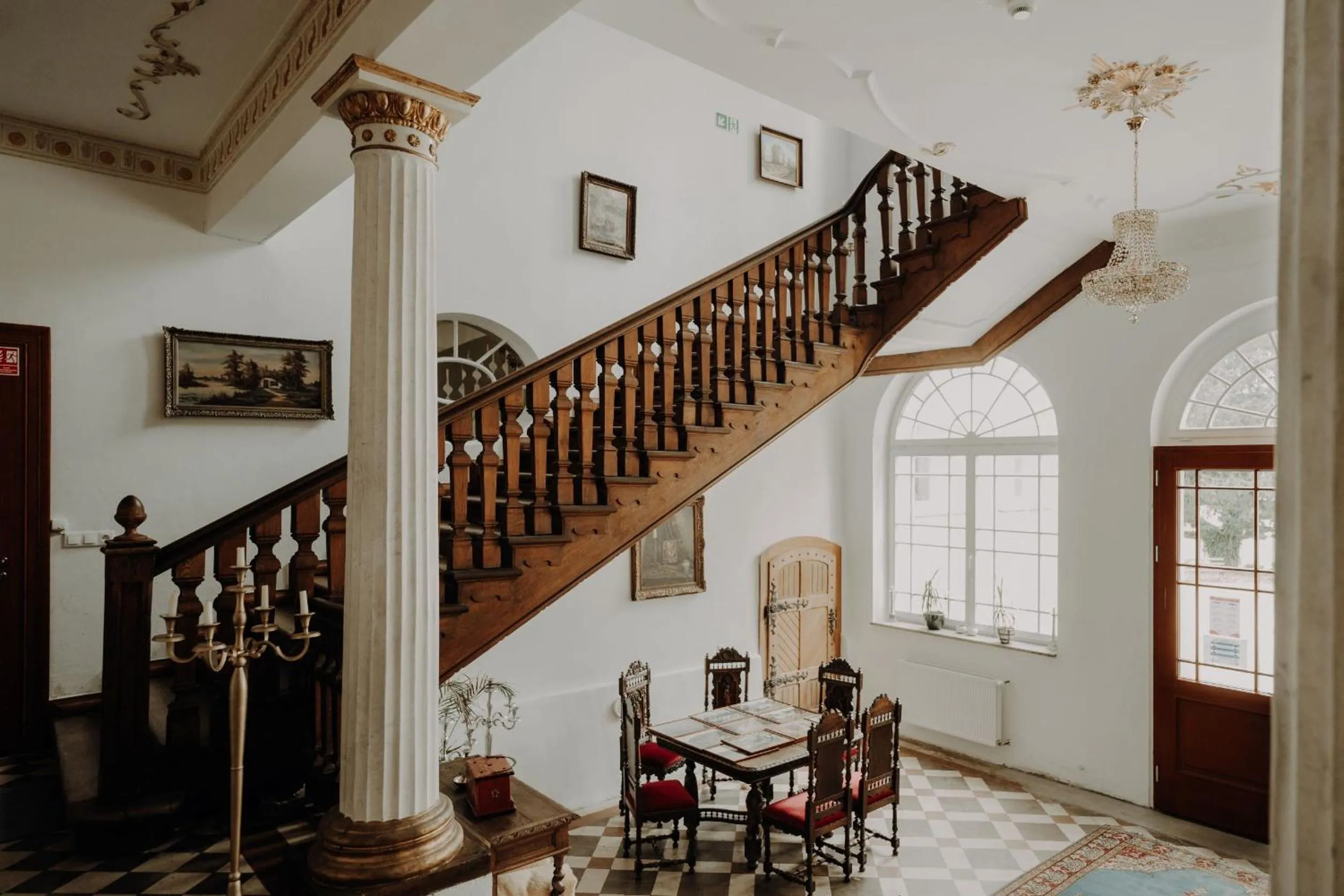 Lobby or reception in Pałac Bogaczów - noclegi - restauracja - przyjęcia