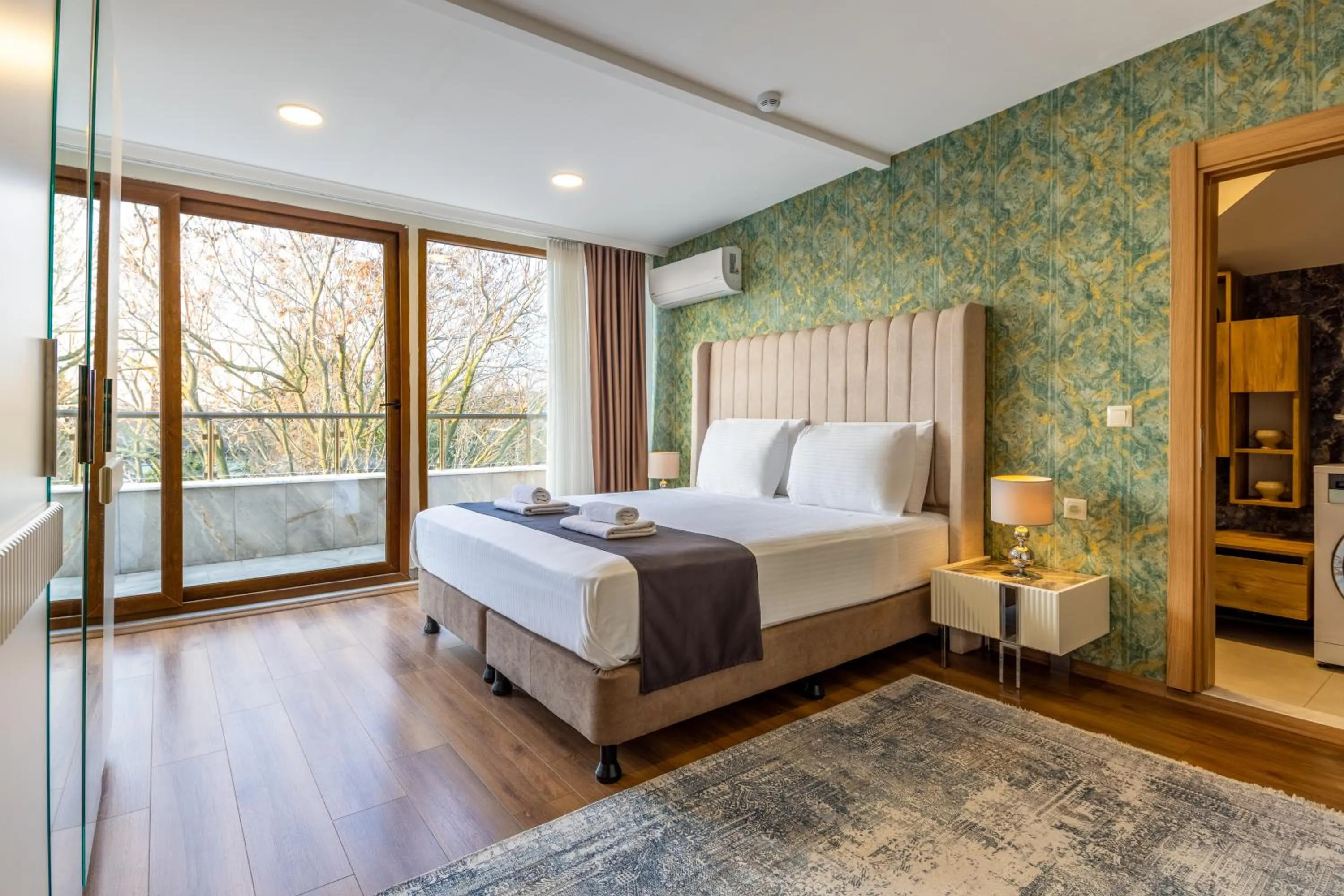 Bed in BayMari Suites Plus Florya