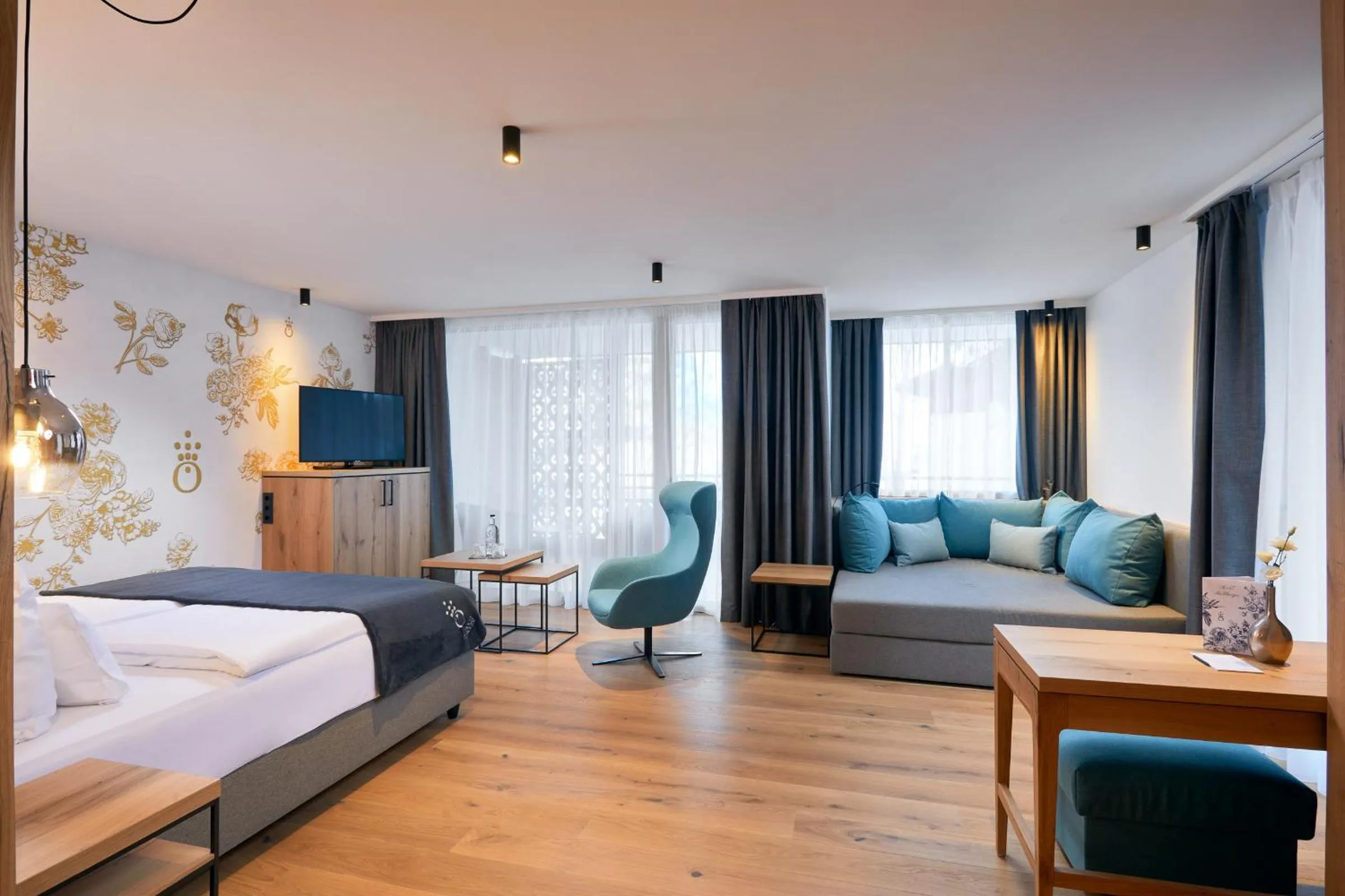 Bedroom, Bed in die HOCHKÖNIGIN - Mountain Resort