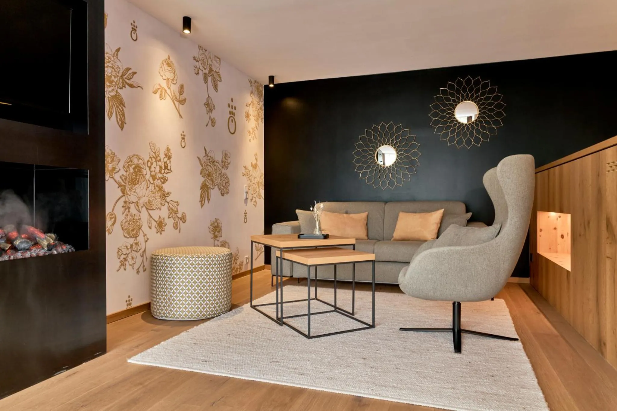 Living room in die HOCHKÖNIGIN - Mountain Resort