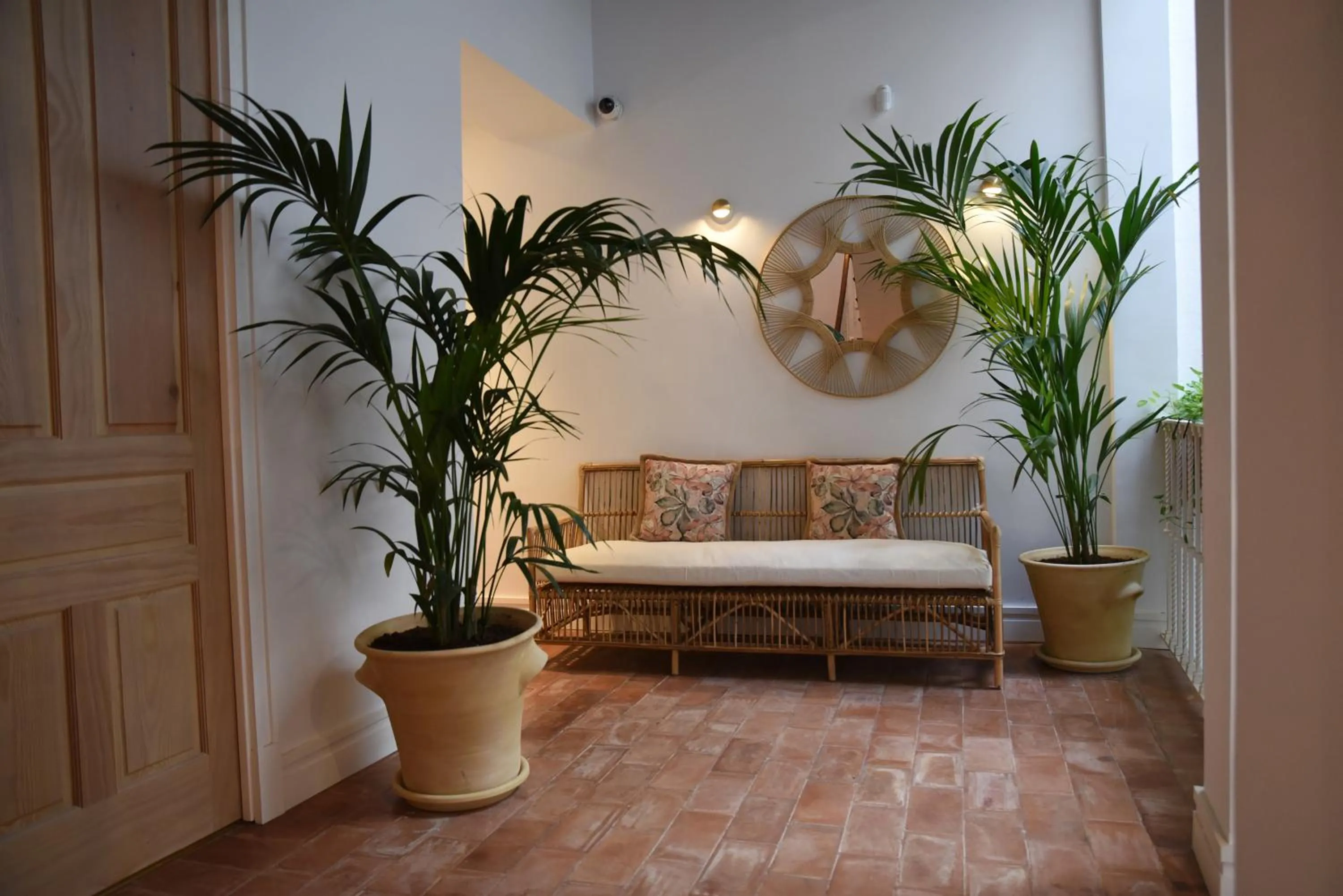 Seating area in Casa Bailen Sevilla