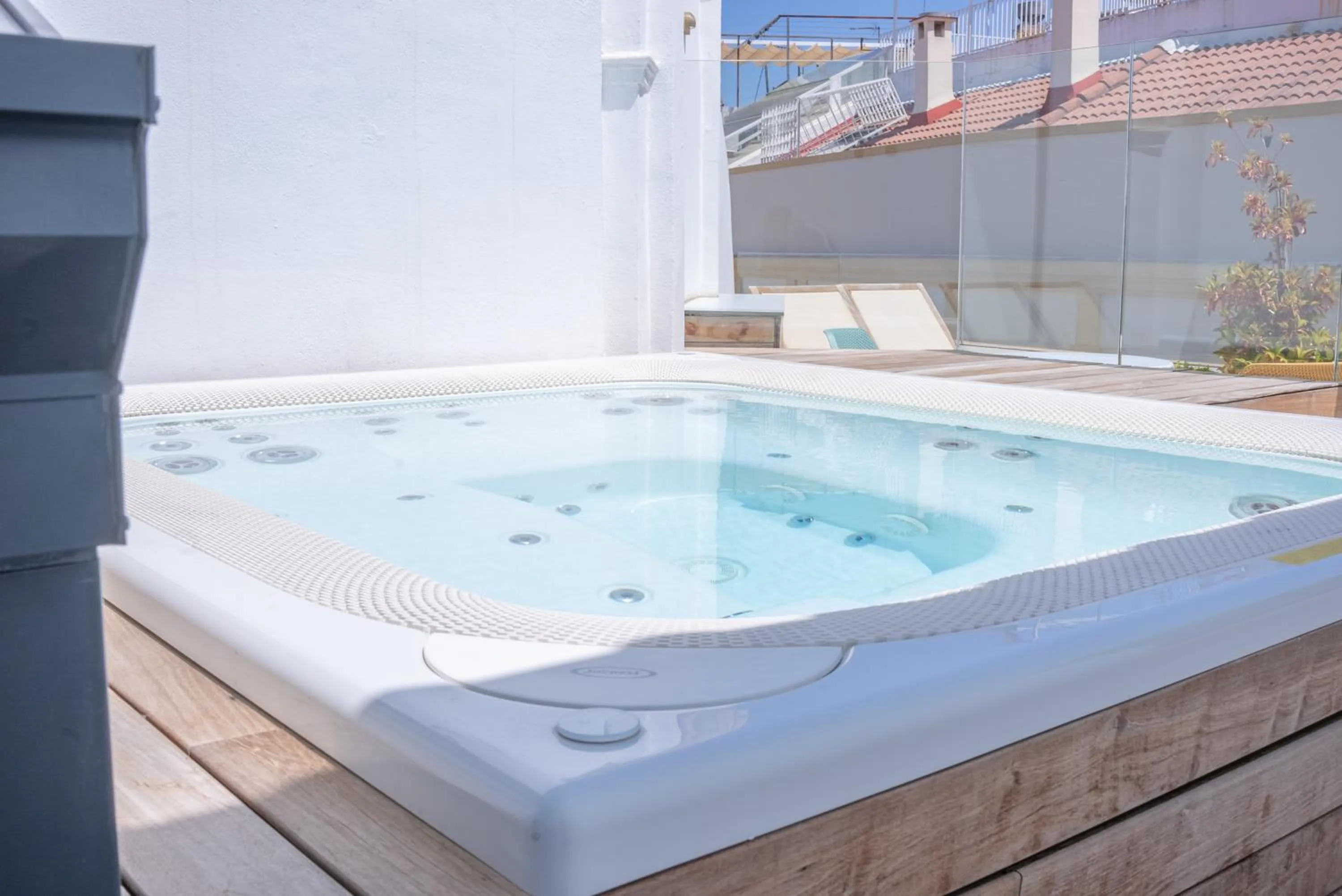 Hot Tub in Casa Bailen Sevilla
