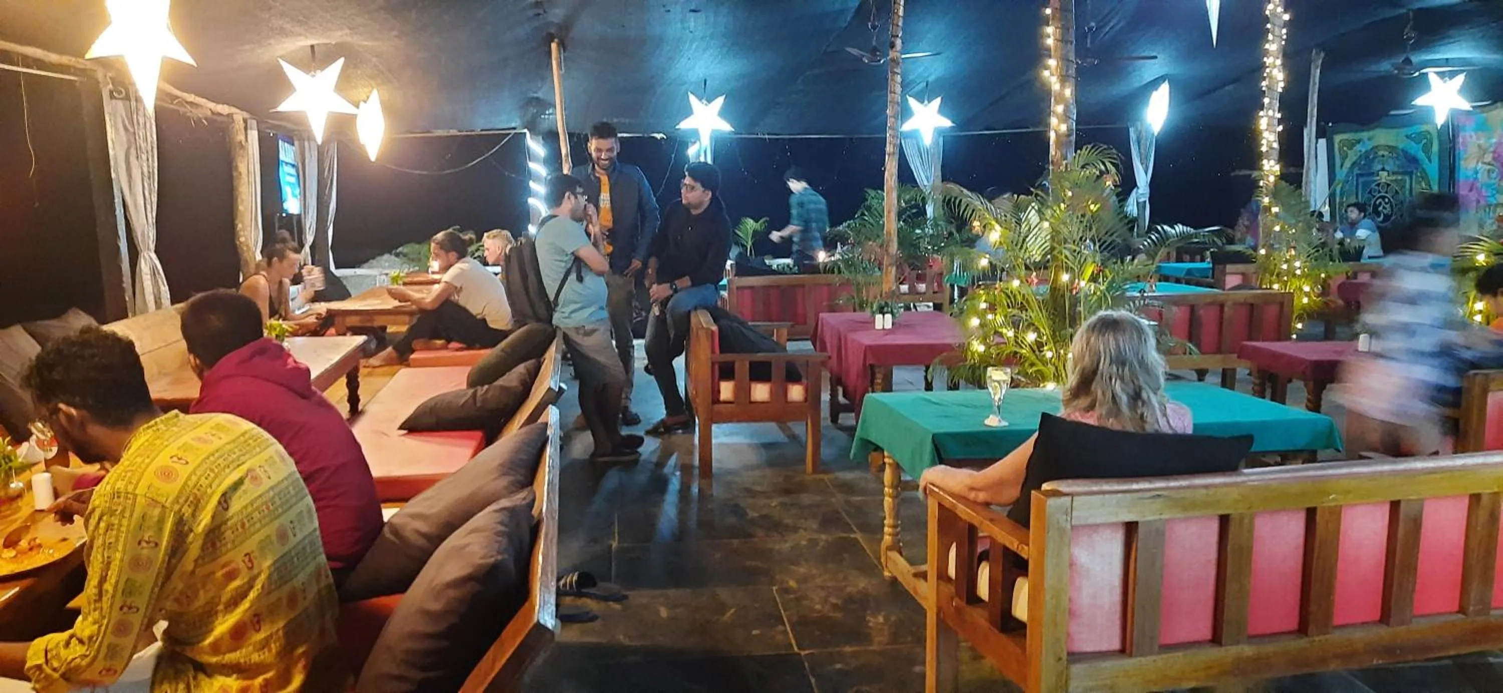 group of guests in Saxony Beach Huts