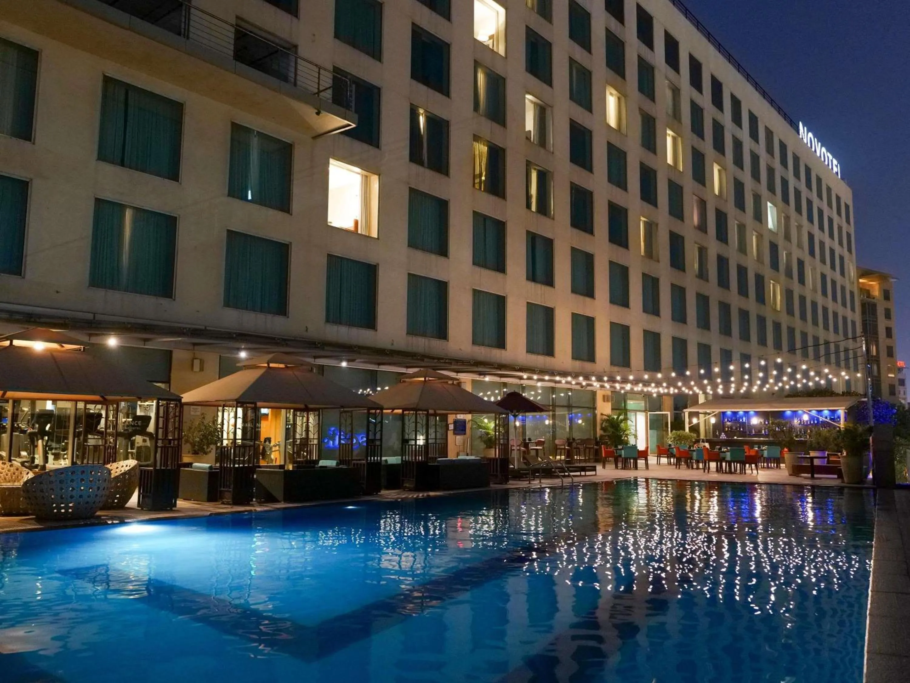 Pool view in Novotel Pune Viman Nagar Road