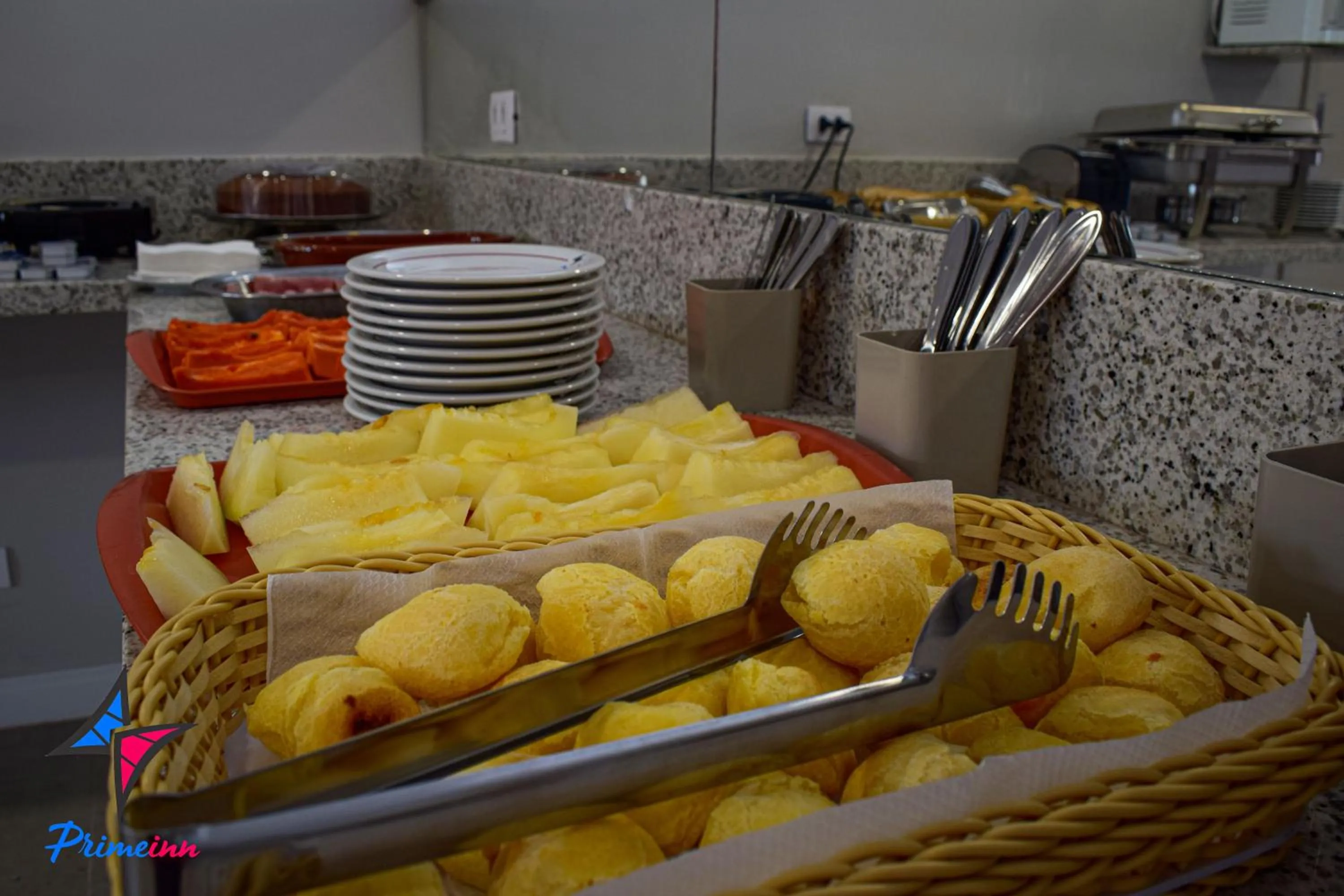 Buffet breakfast in Hotel PrimeInn