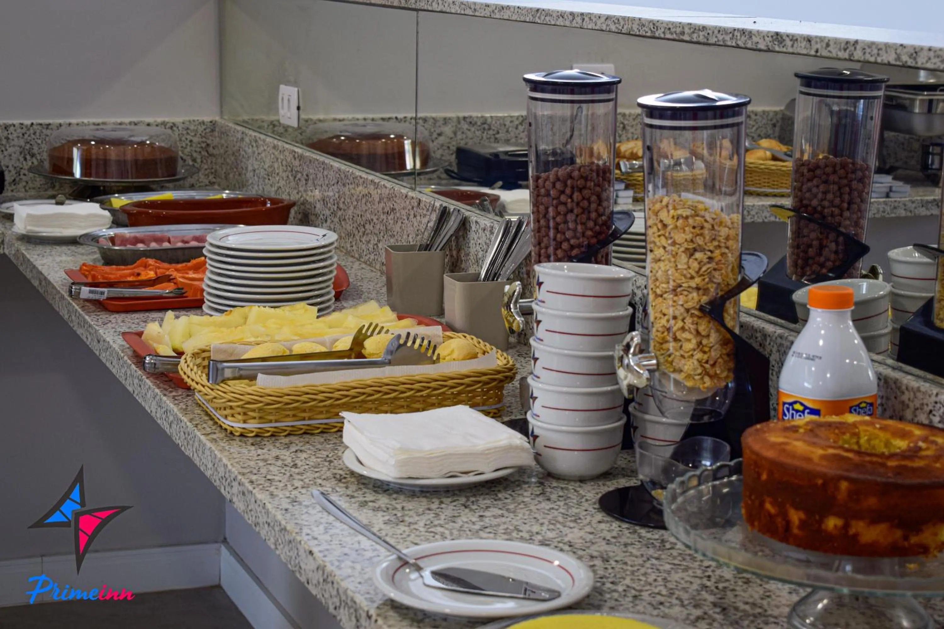 Buffet breakfast in Hotel PrimeInn