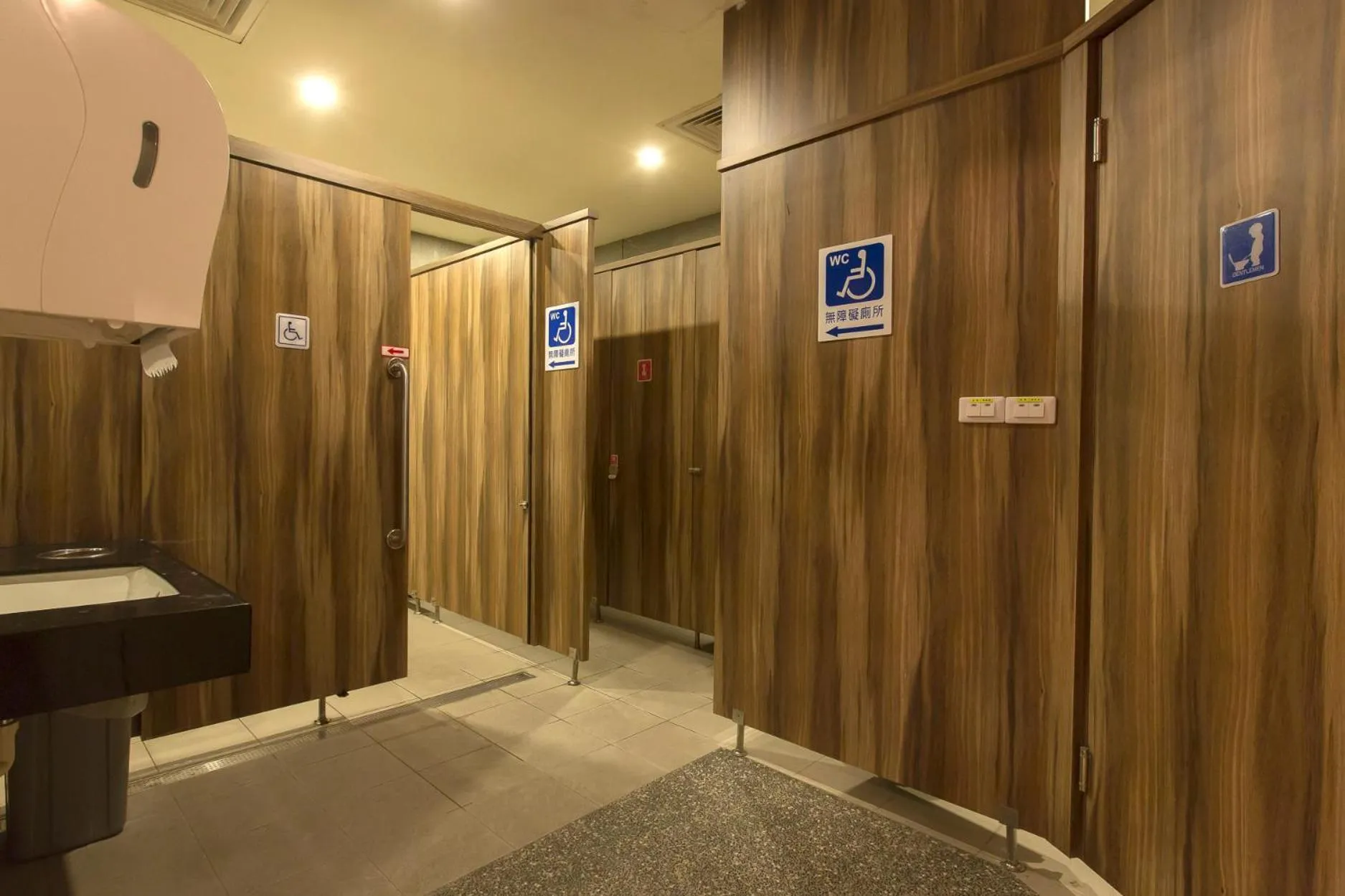 Facility for disabled guests in The Cloud Hotel