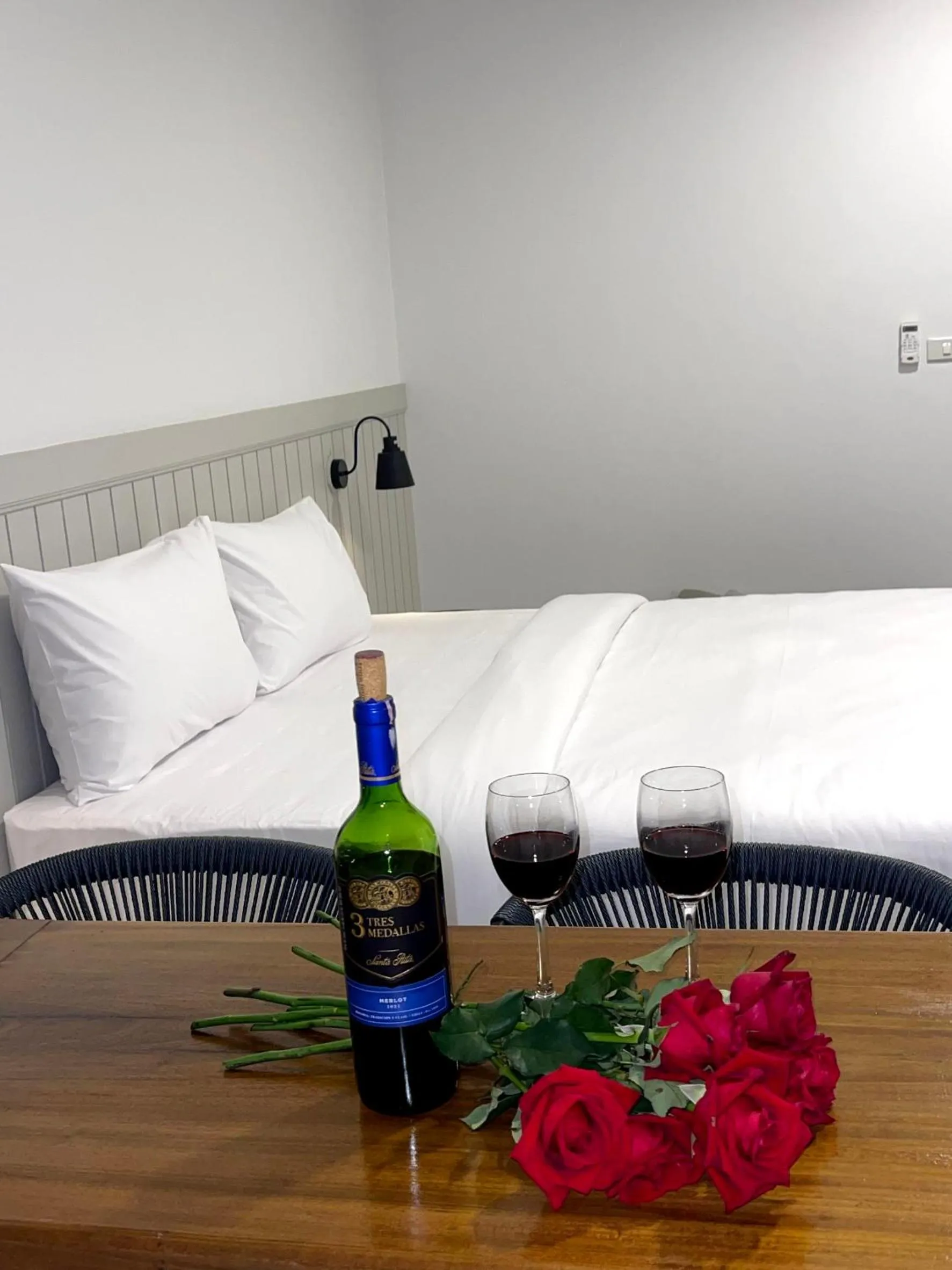 Bed in The Target Hotel chaingrai