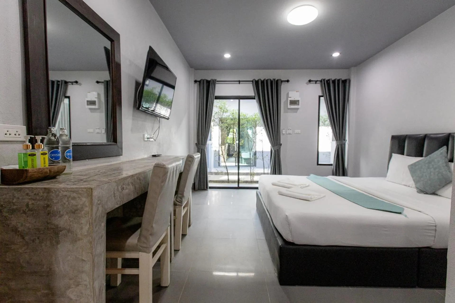 Bed in The Target Hotel chaingrai