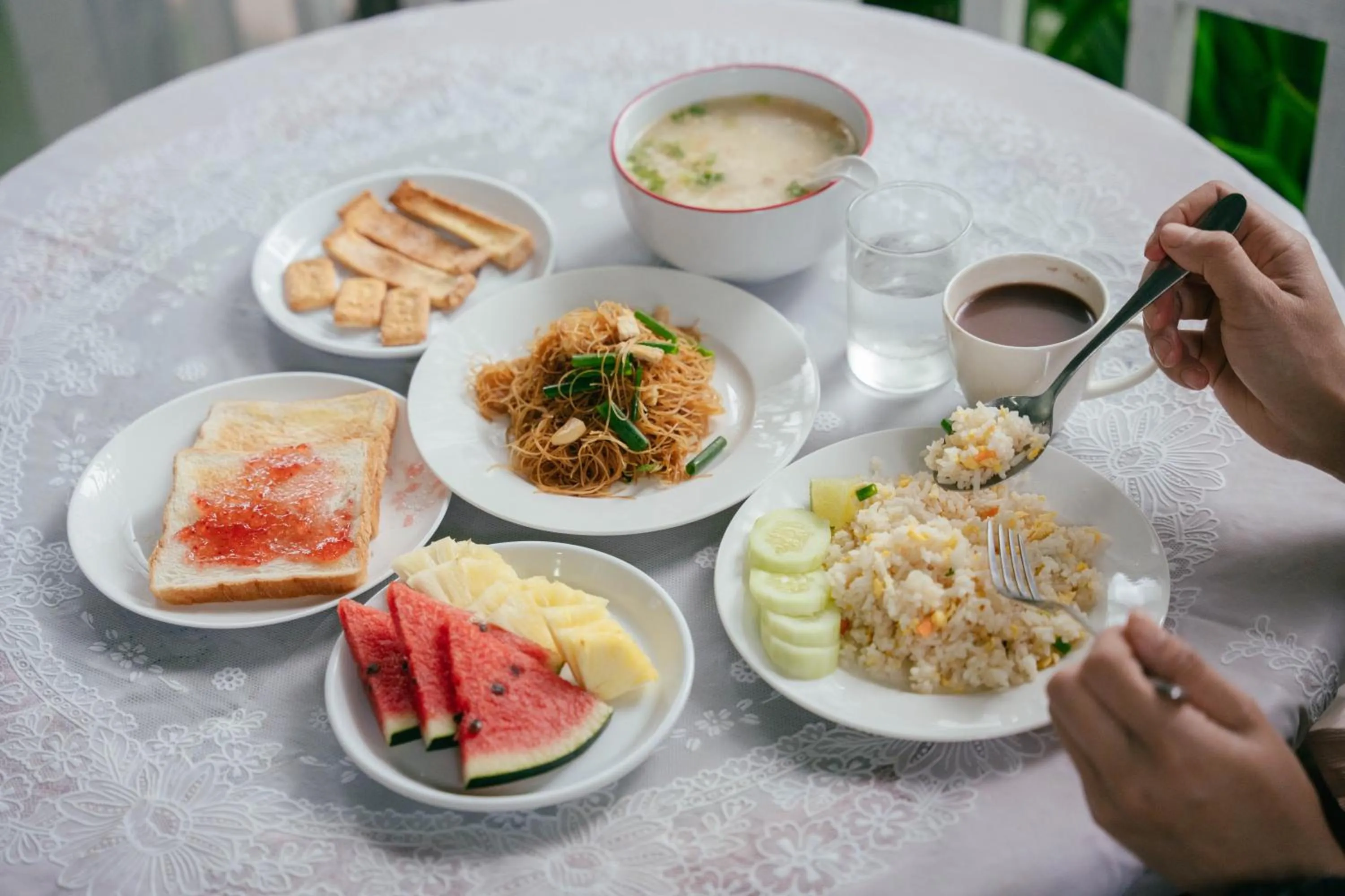 Breakfast in The Target Hotel chaingrai