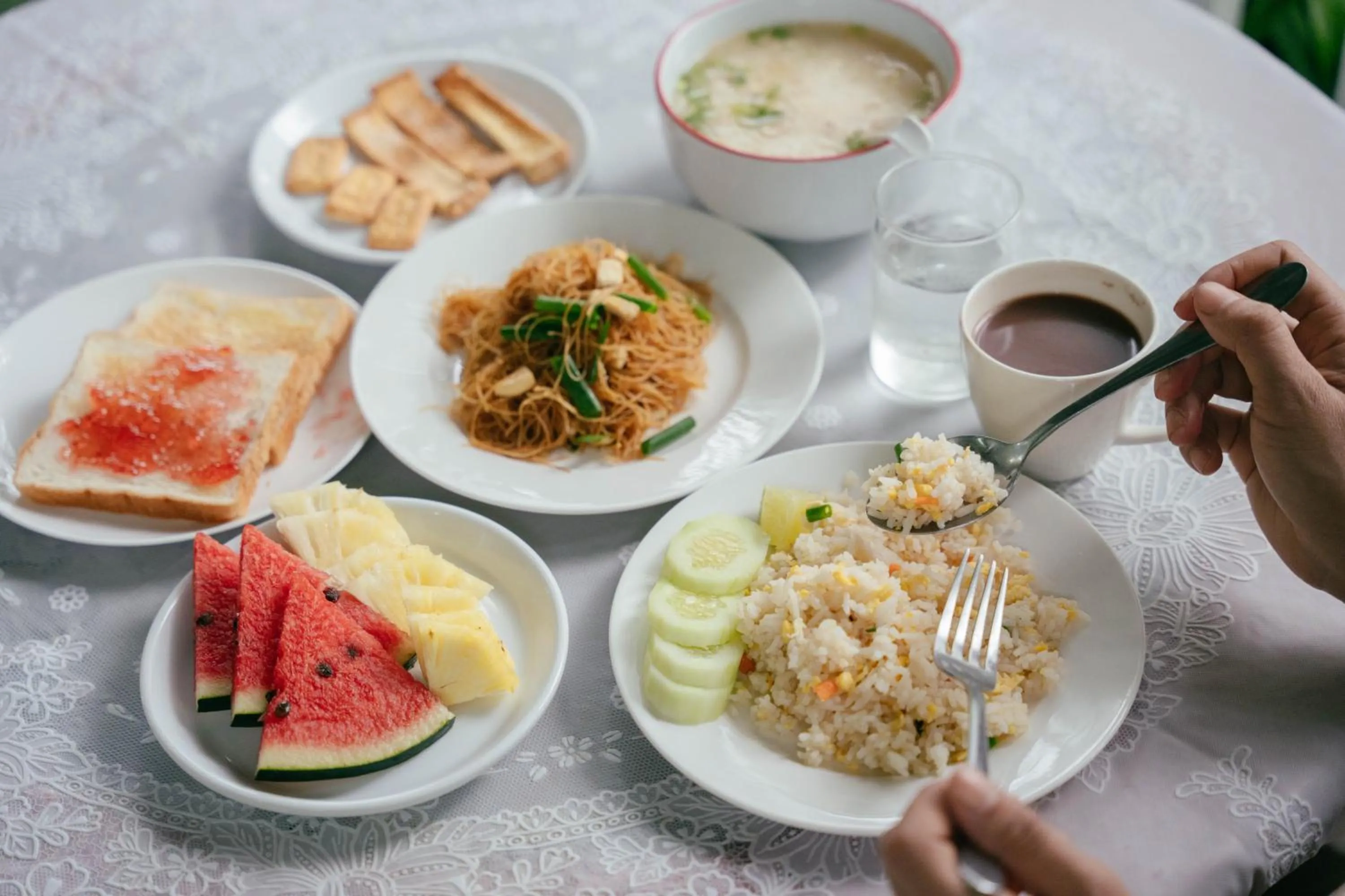 Breakfast in The Target Hotel chaingrai