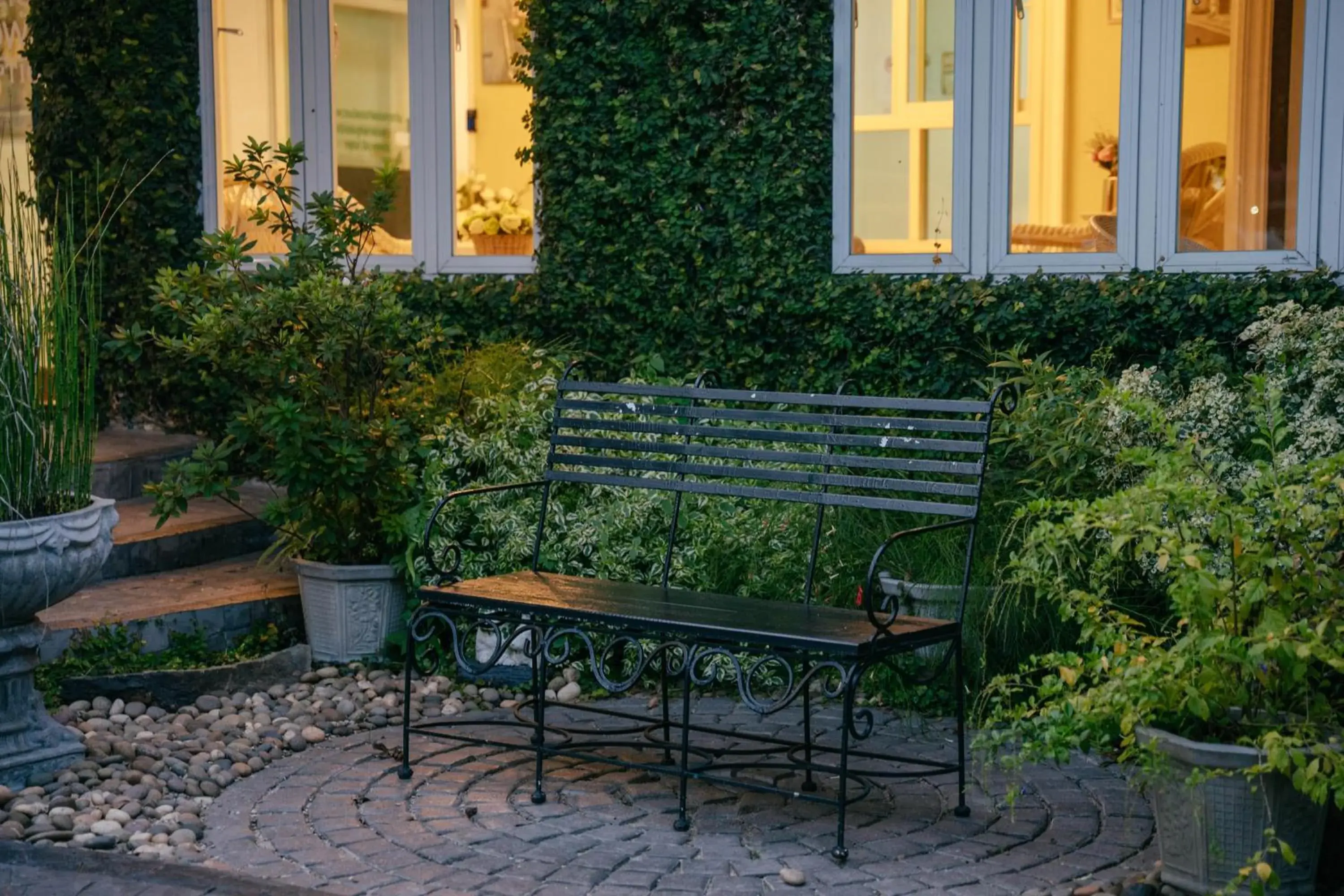 Garden view in The Target Hotel chaingrai Garden view in The Target Hotel chaingrai