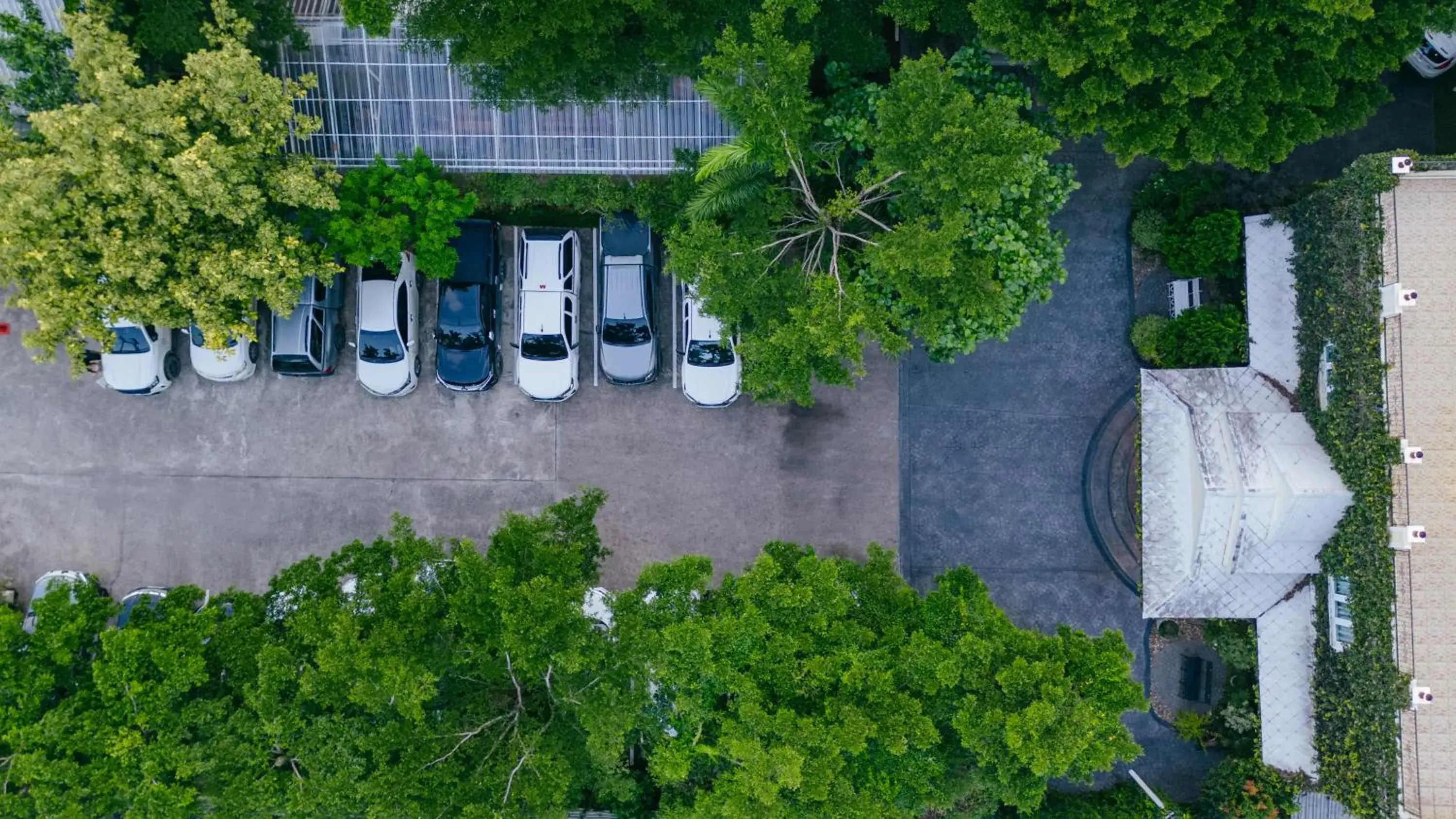 Bird's eye view in The Target Hotel chaingrai Bird's eye view in The Target Hotel chaingrai