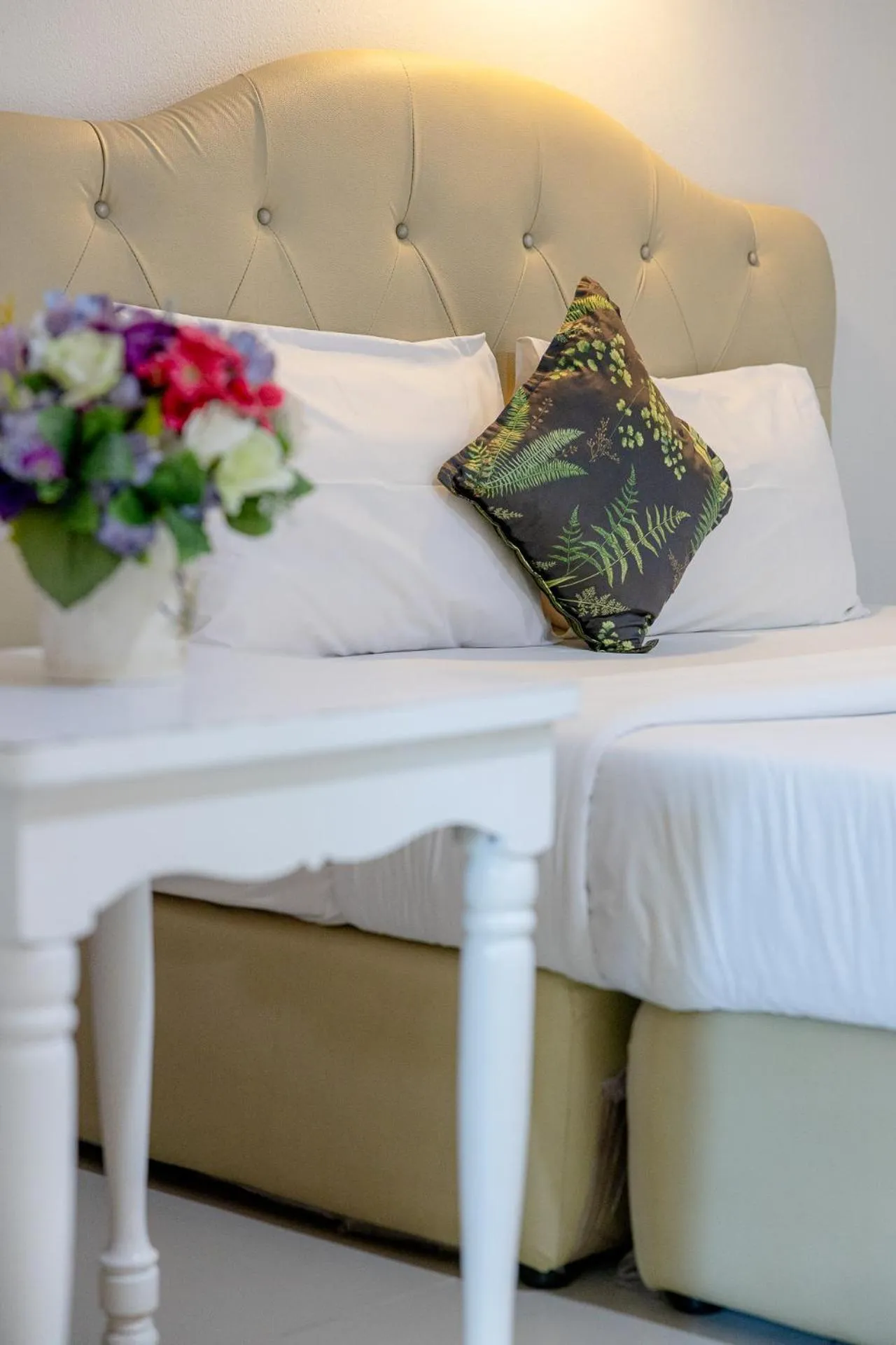 Bed in The Target Hotel chaingrai