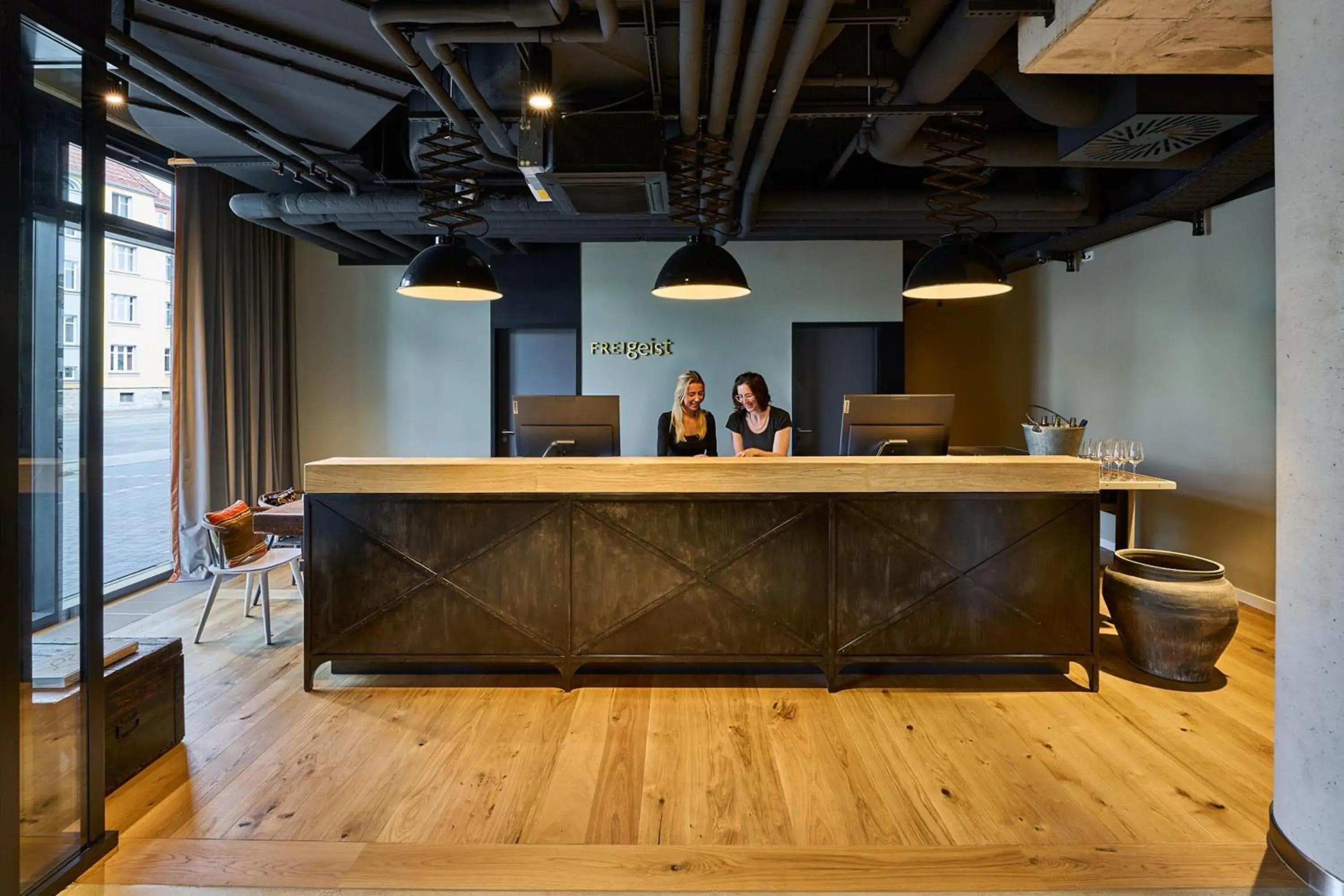 Lobby or reception in FREIgeist Göttingen Nordstadt, A Member of Design Hotels Lobby or reception in FREIgeist Göttingen Nordstadt, A Member of Design Hotels