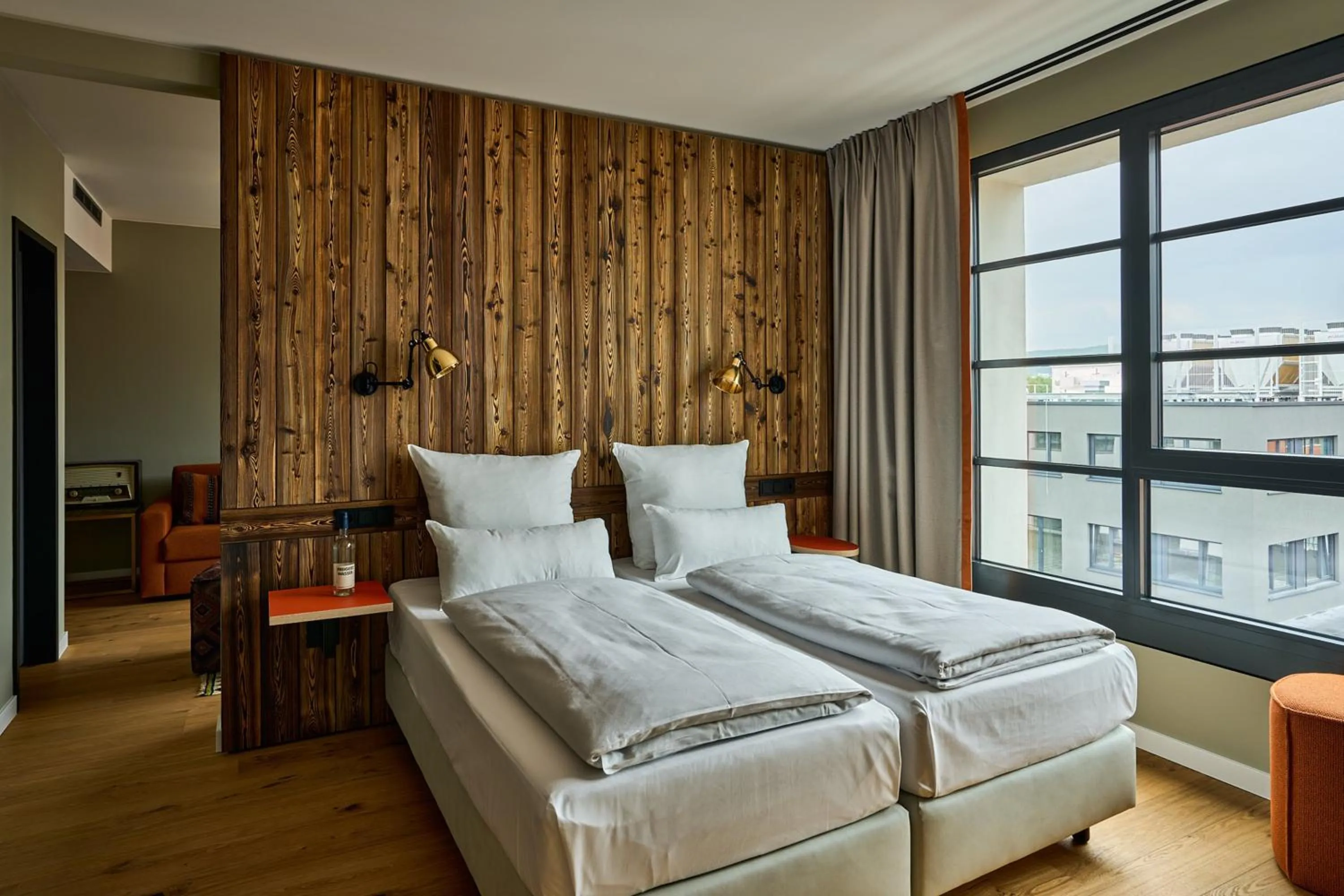 Photo of the whole room, Bed in FREIgeist Göttingen Nordstadt, A Member of Design Hotels